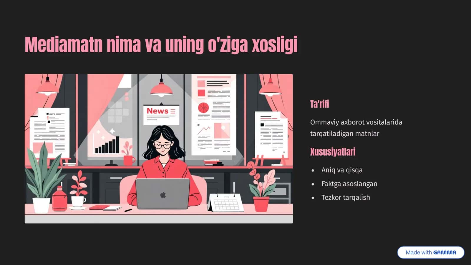 Mediamatnlarning Stilistik Xususiyatlari 2