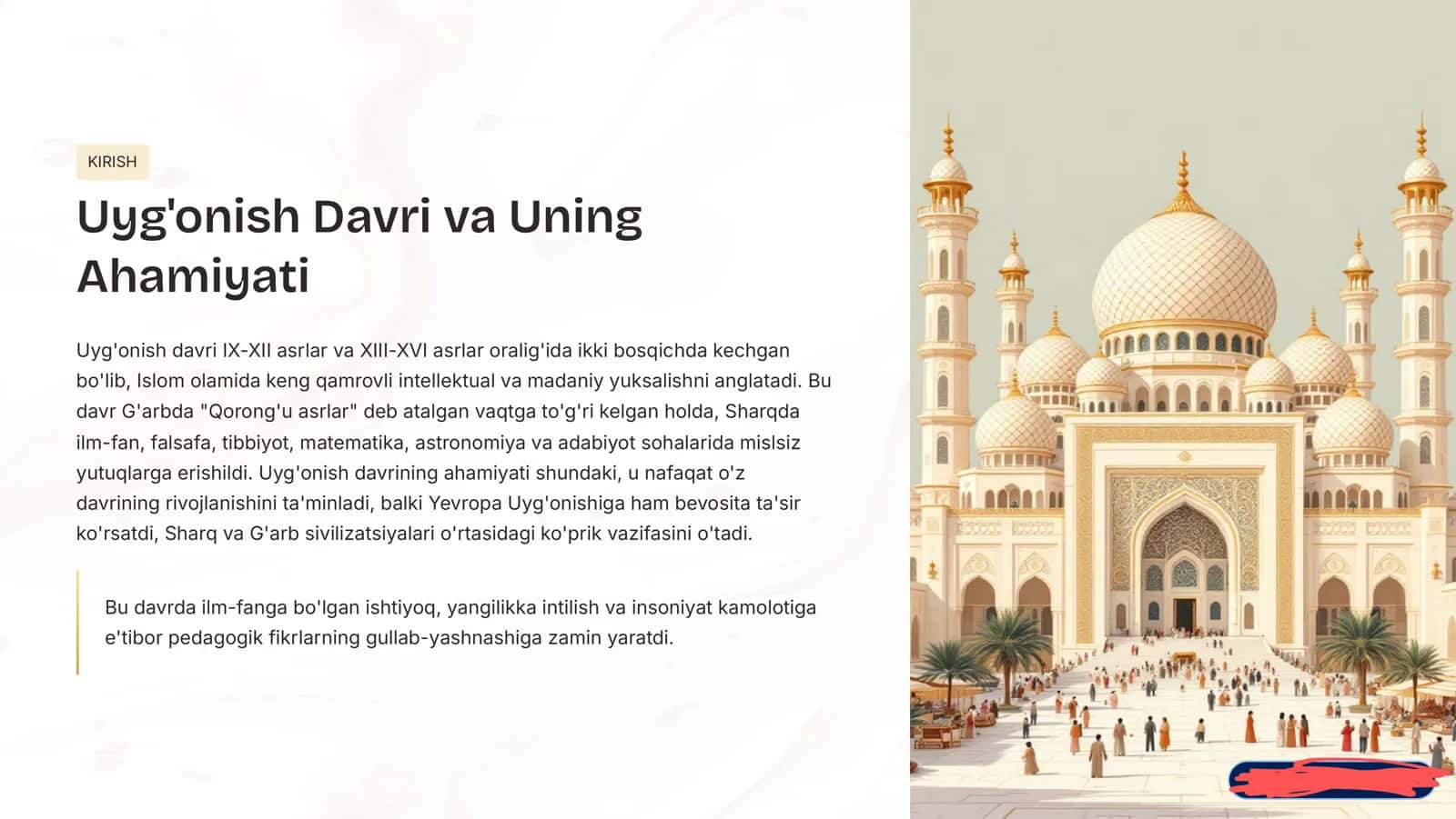 Sharq Uyg'onish Davrida Ta'lim - Tarbiya va Pedagogik Fikrlar 2