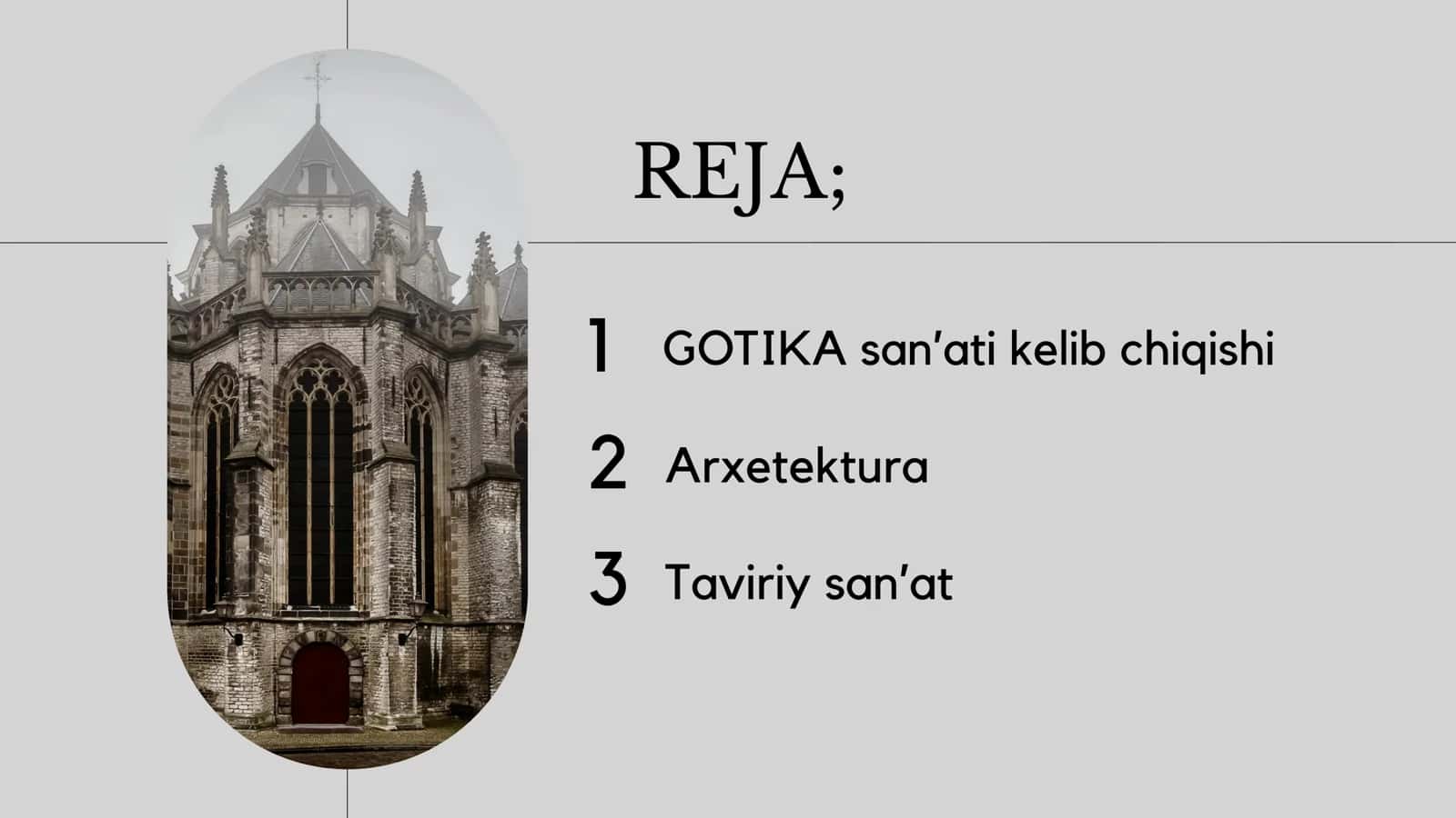 Gotika davri sanati va arxitekturasi 2