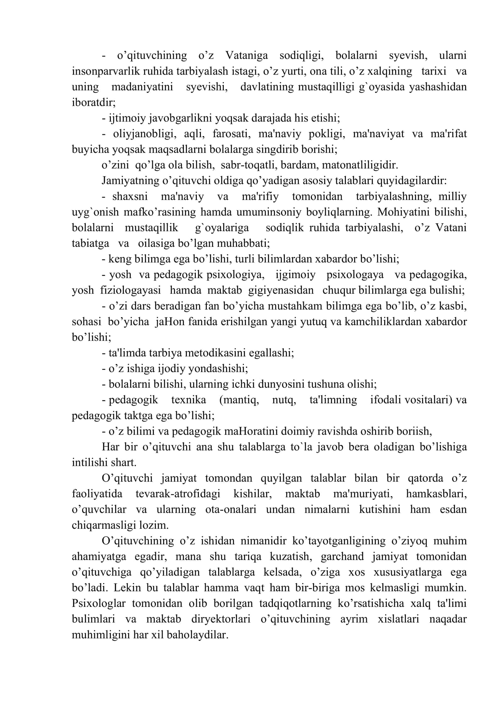 O‘QITUVCHI PSIXOLOGIYASI 2