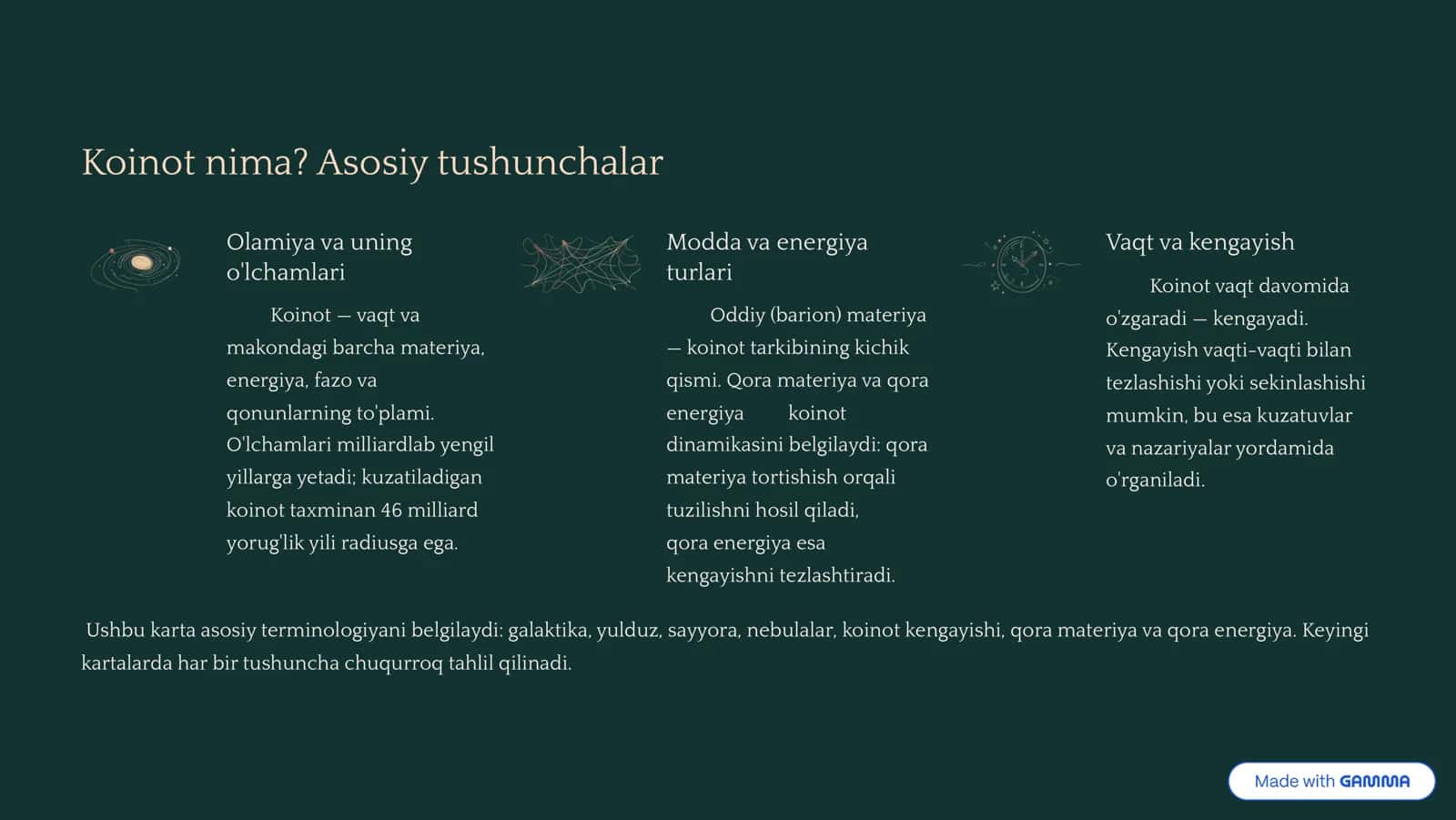 Koinot: Cheksizlik sari sayohat 2