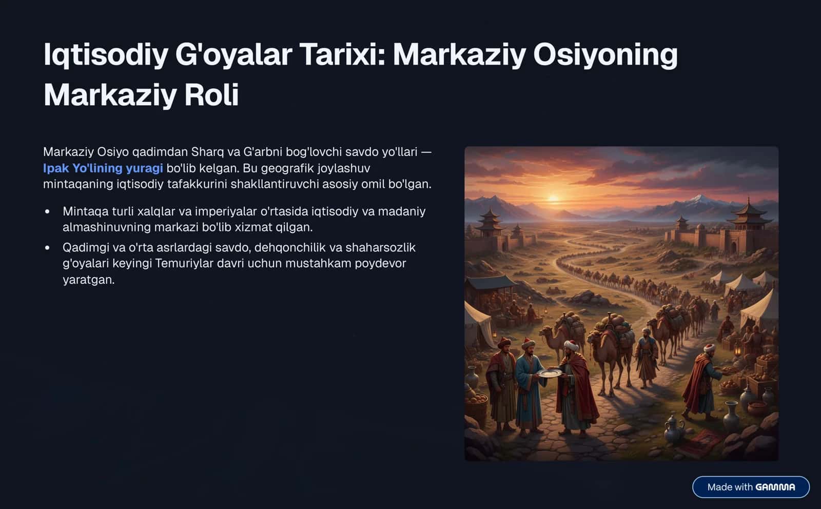 Iqtisodiy G'oyalar Tarixi 2