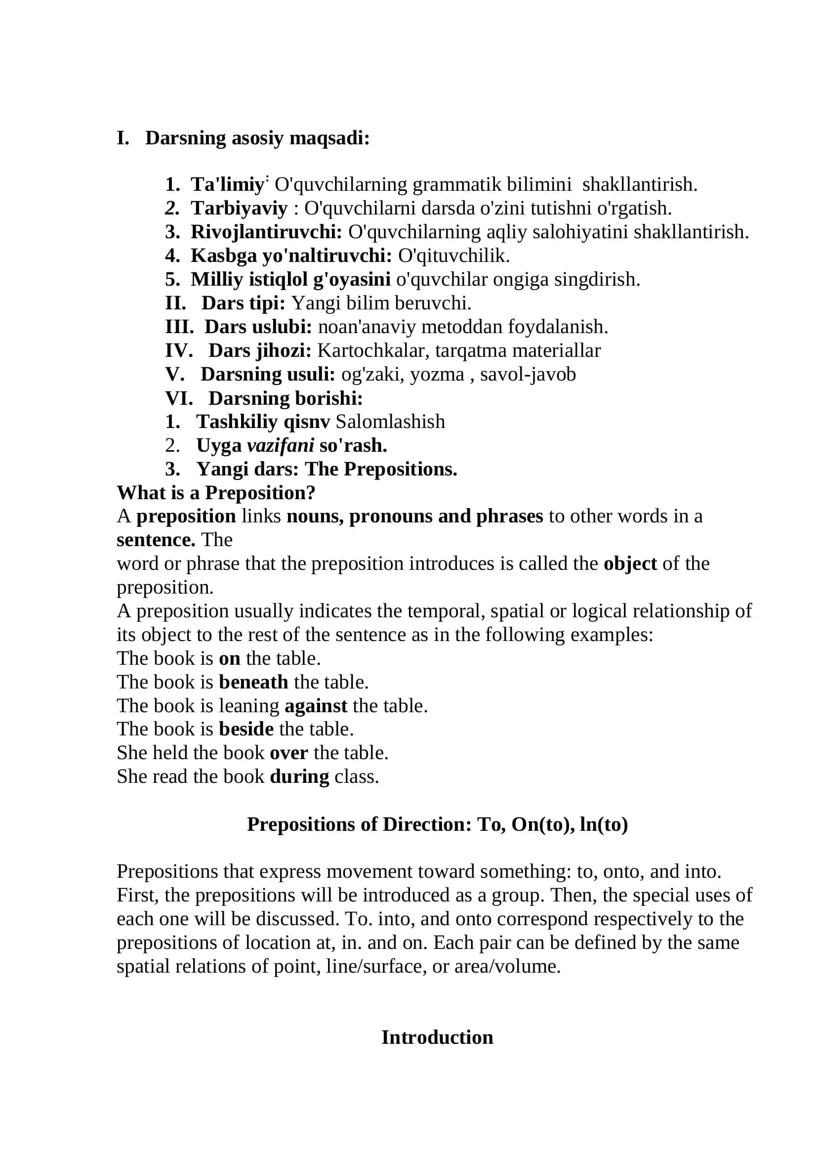 The Prepositions 2