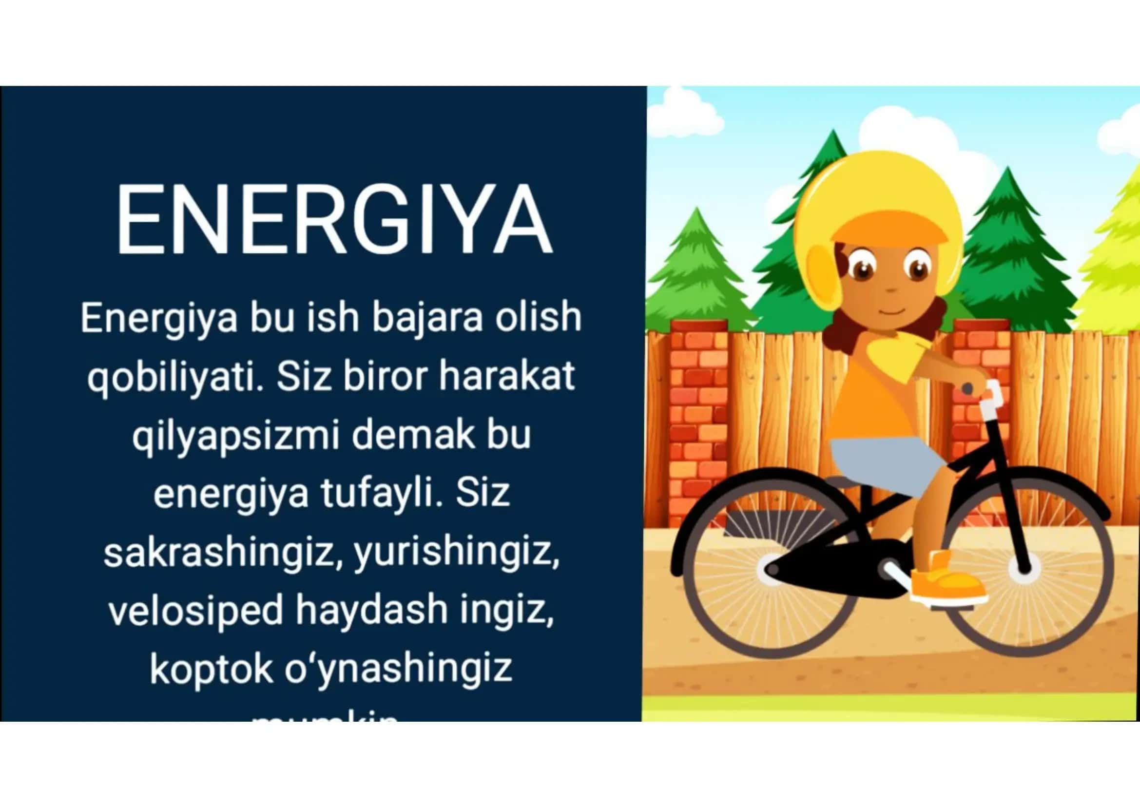 Energiya , yorug'lik va issiqlik 2