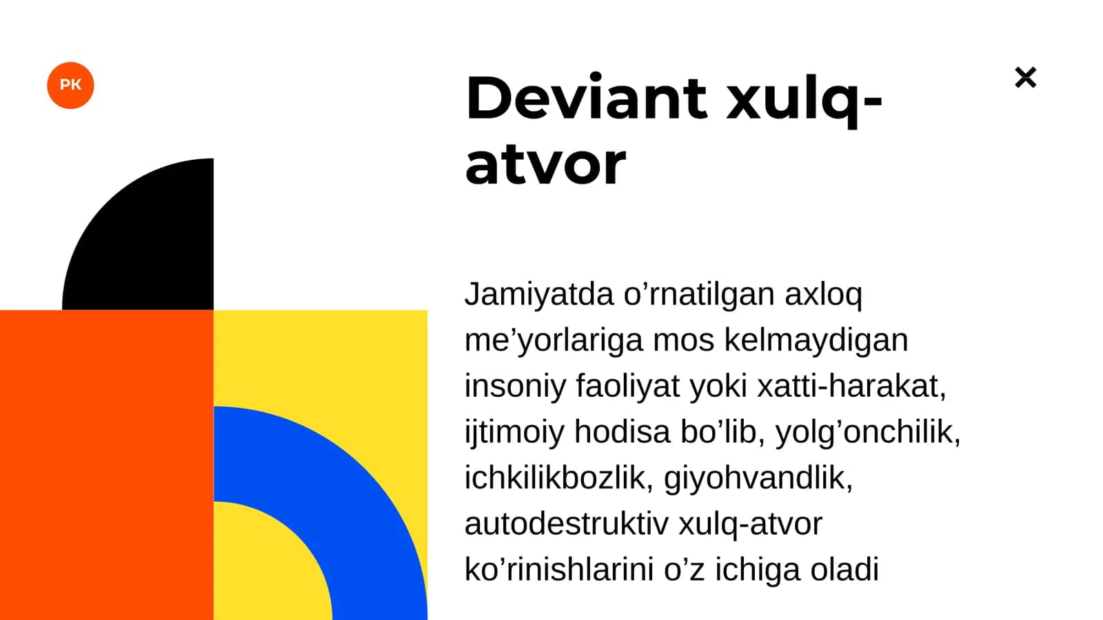 Xulq-atvor psixologiyasi 2