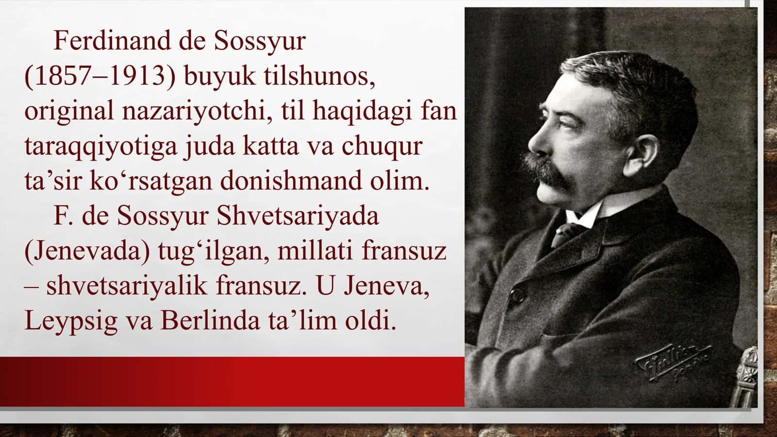 SOSSYUR TA'LIMOTI VA STRUKTURALIZM 2