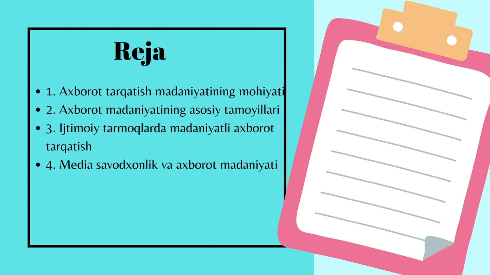 Axborot tarqatish madaniyati 2