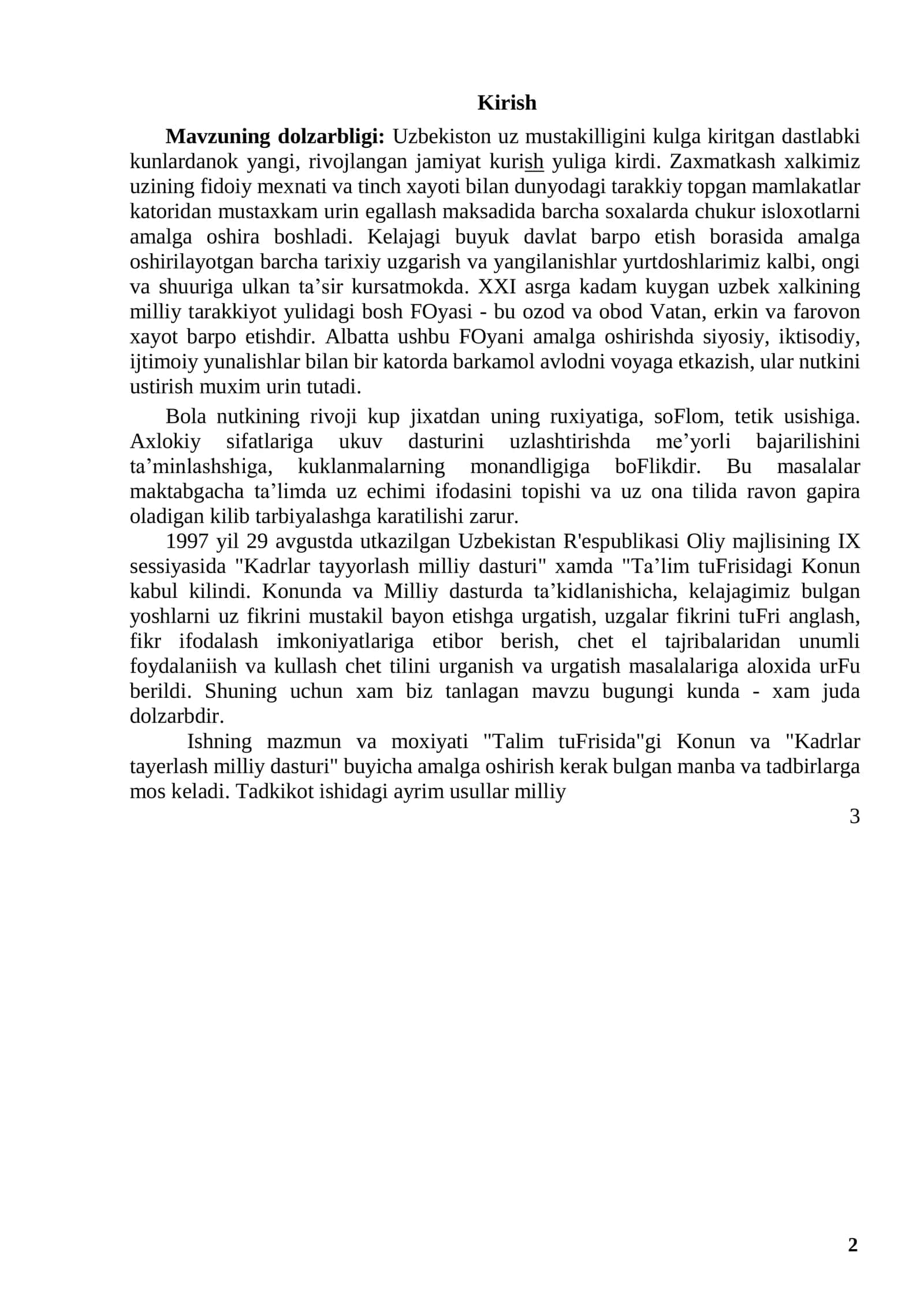 Bolalar nutkini rivojlantirish 2