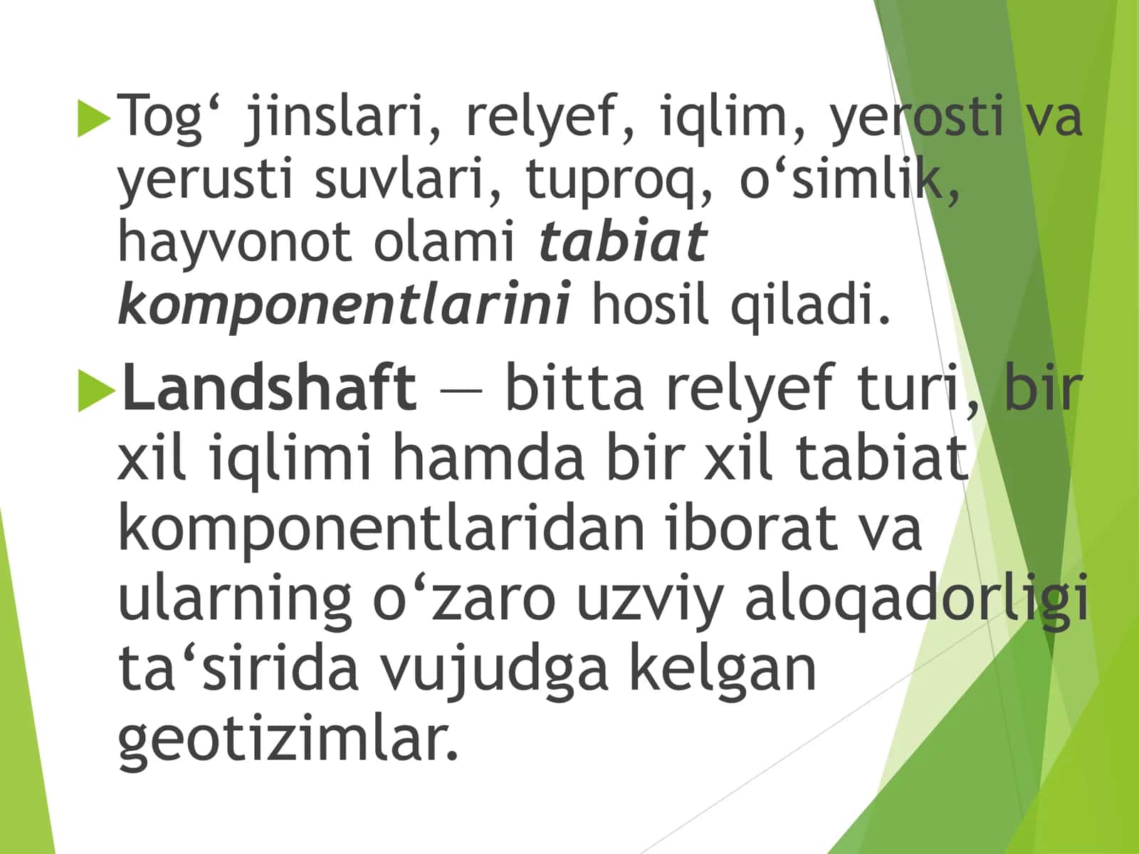 Landshaftlar 2
