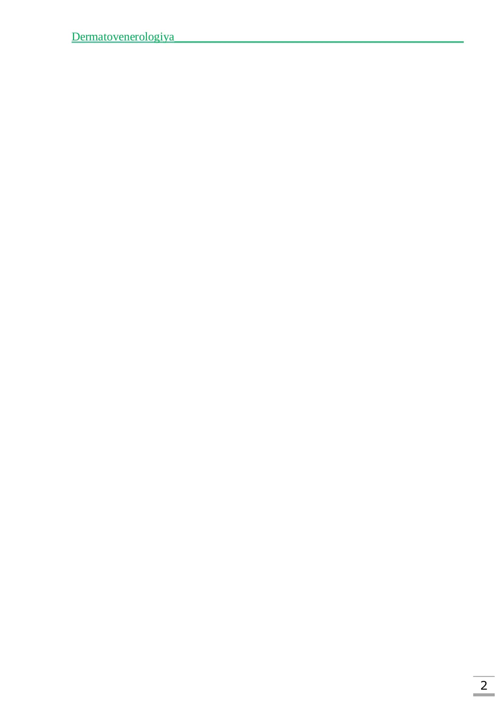 DERMATOVENEROLOGIYA 2
