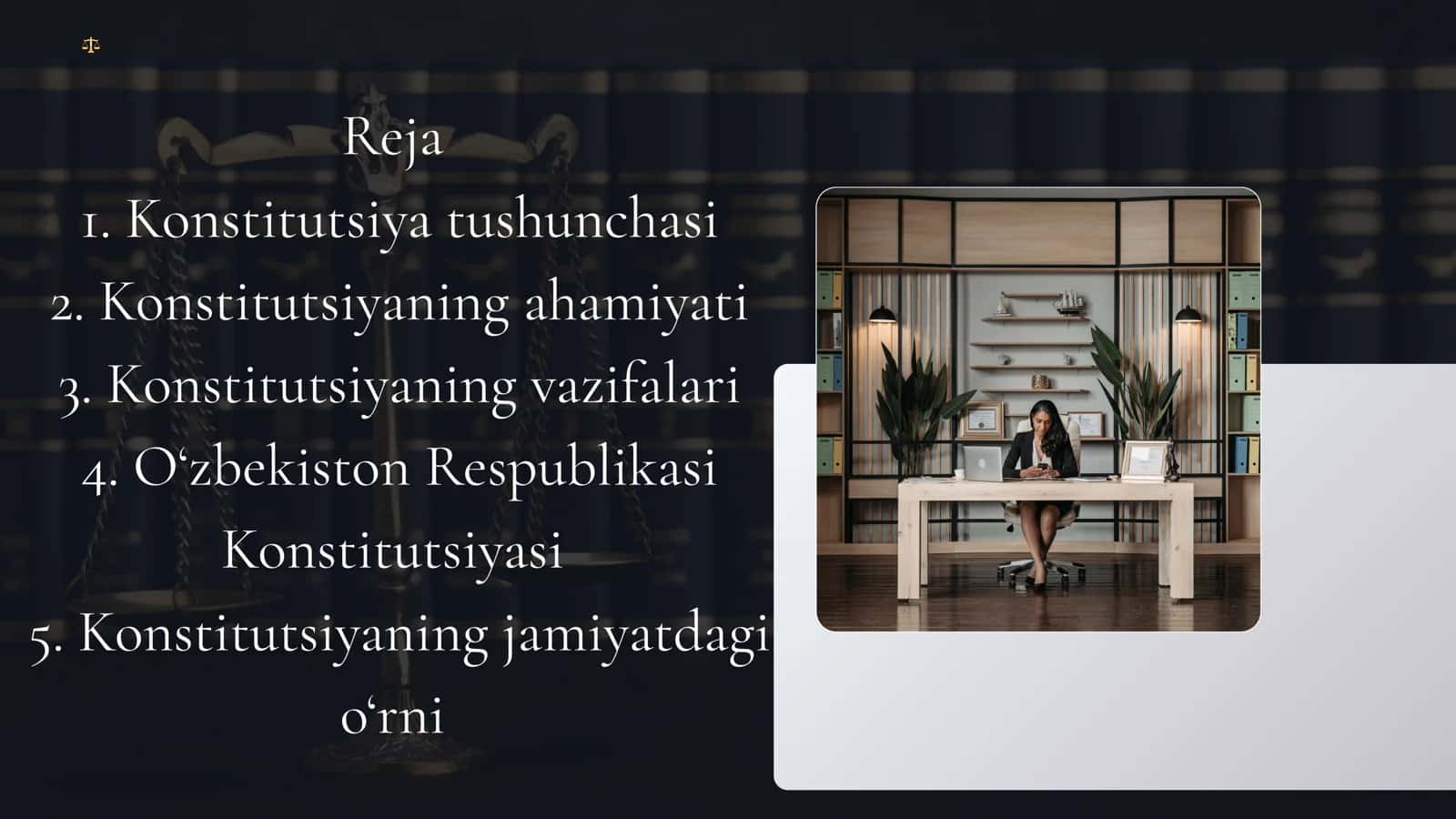 Konstitutsiya davlatning asosiy qonuni 2