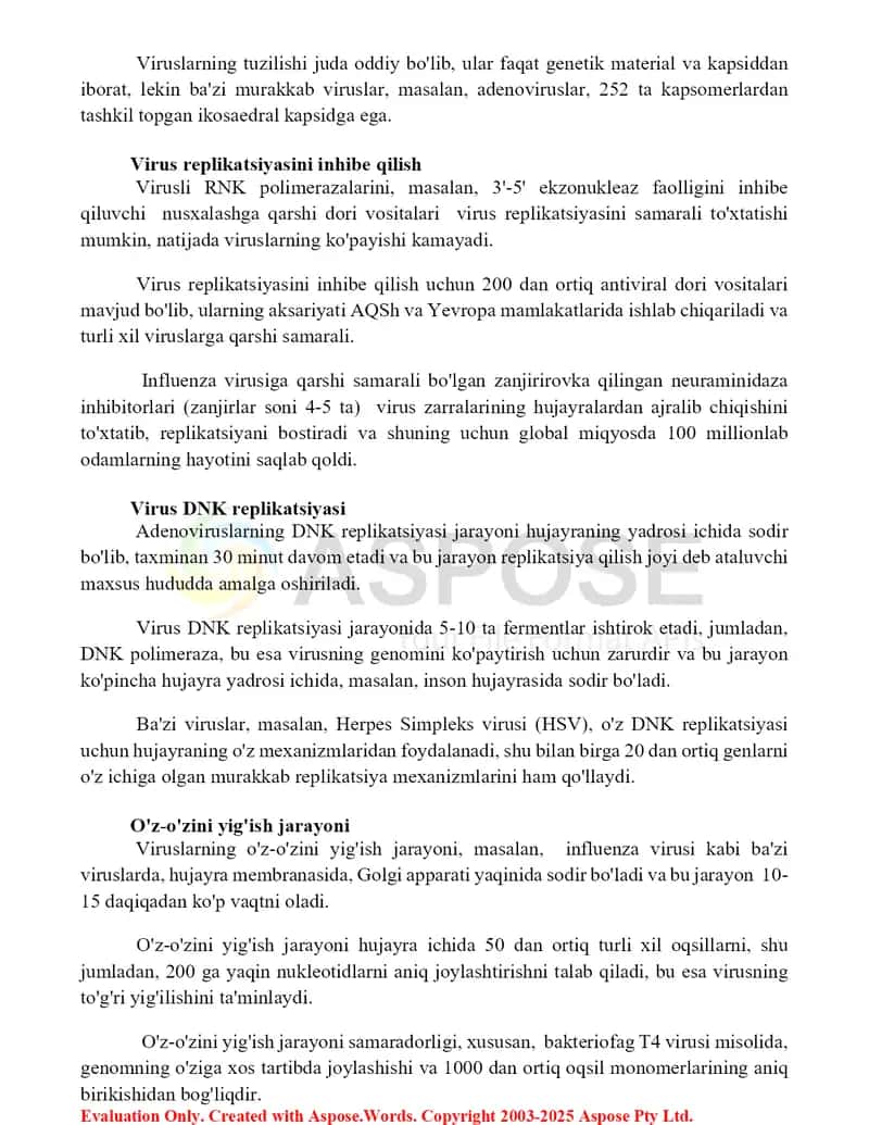 Viruslar reproduksiyasi 2
