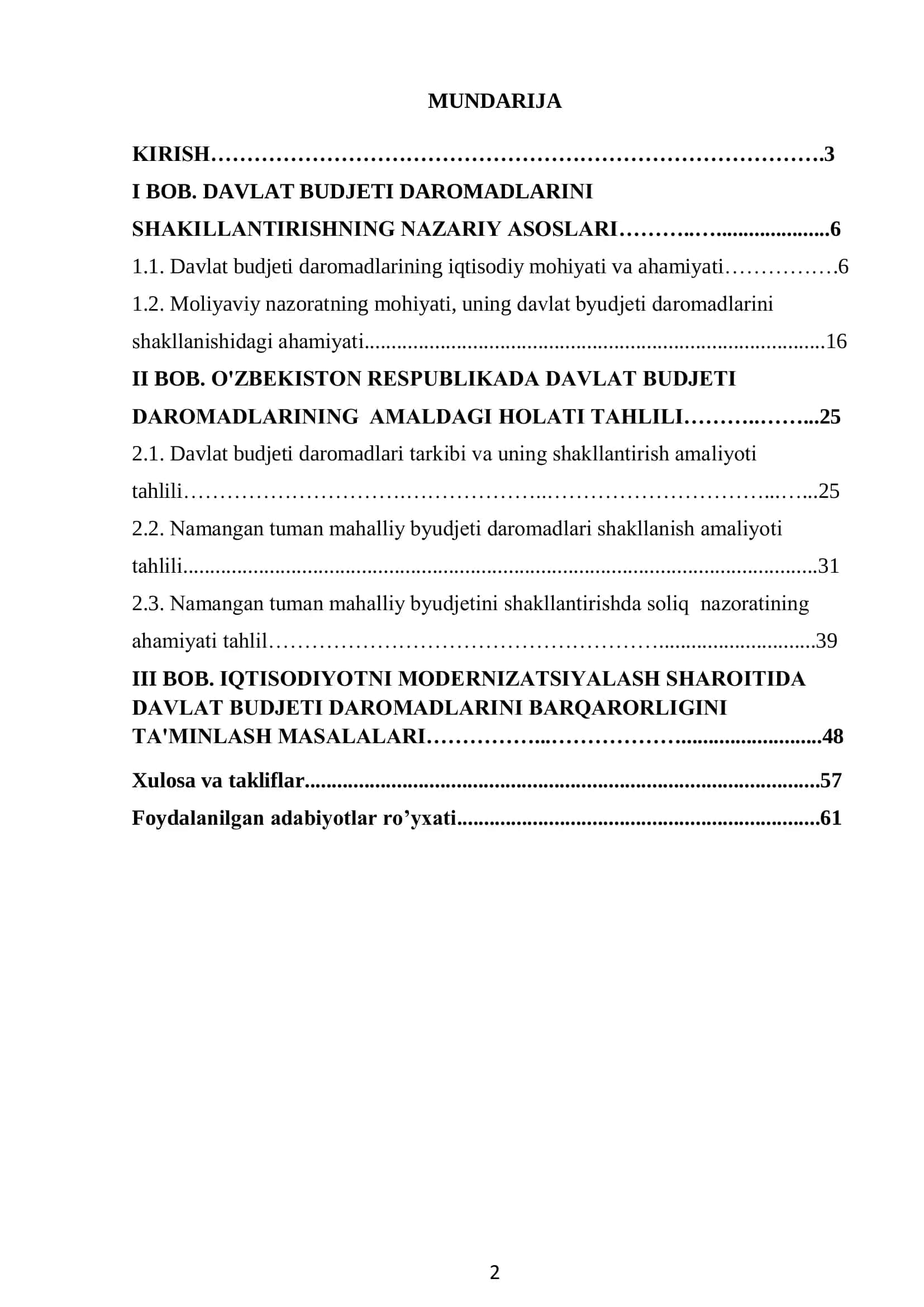 Moliyaviy nazoratni samarali tashkil etish istiqbollari 2