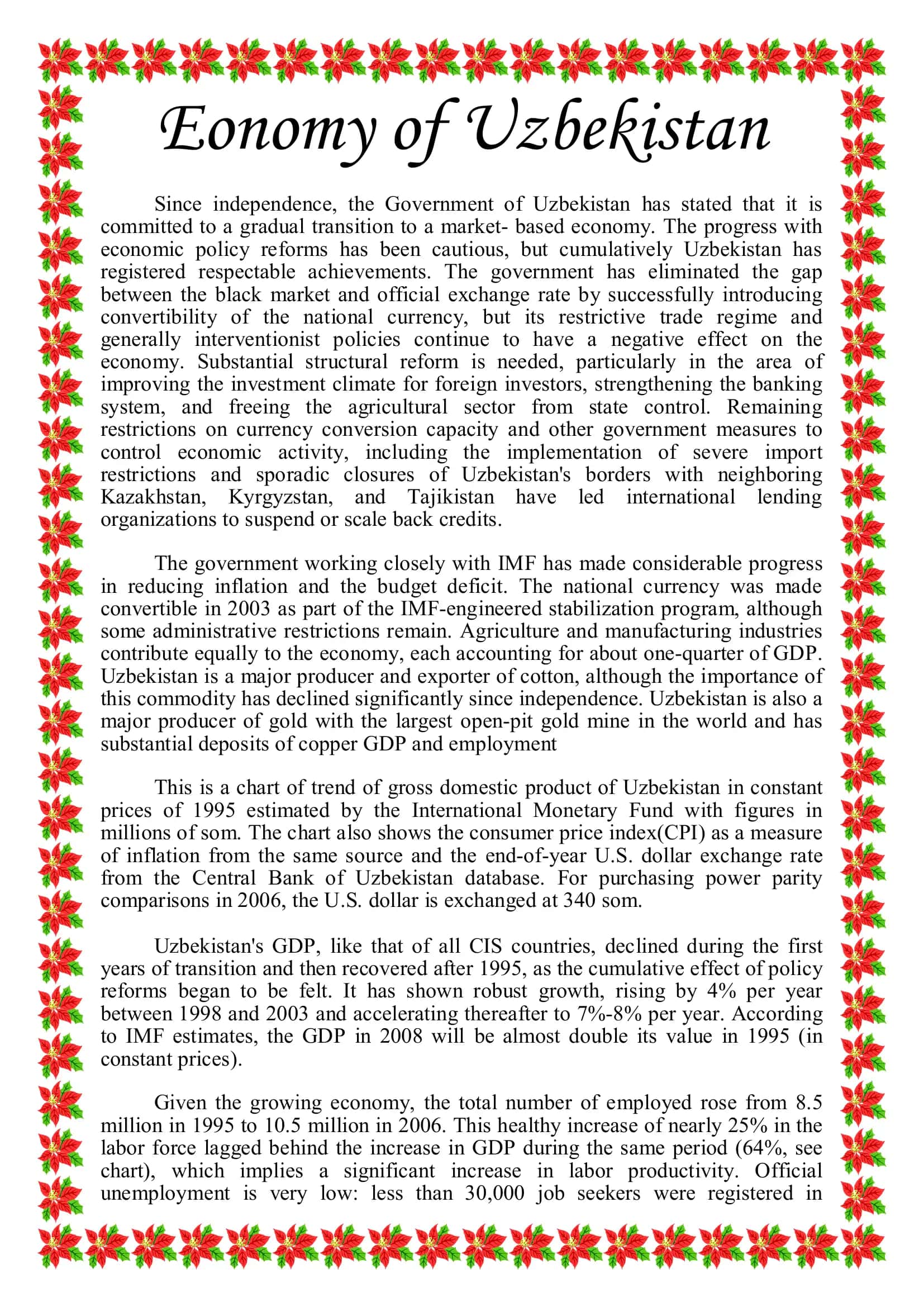 Economy of Uzbekistan 2