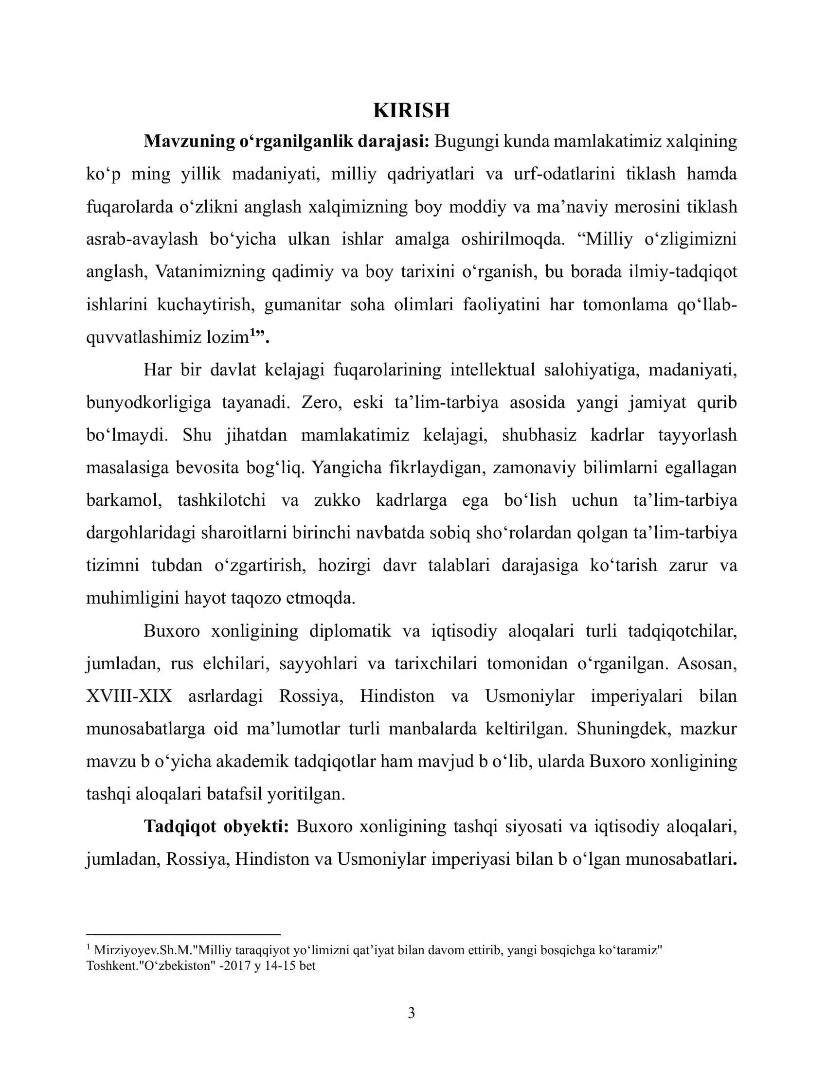 Buxoro-Rossiya savdo aloqalari tarixiI 2