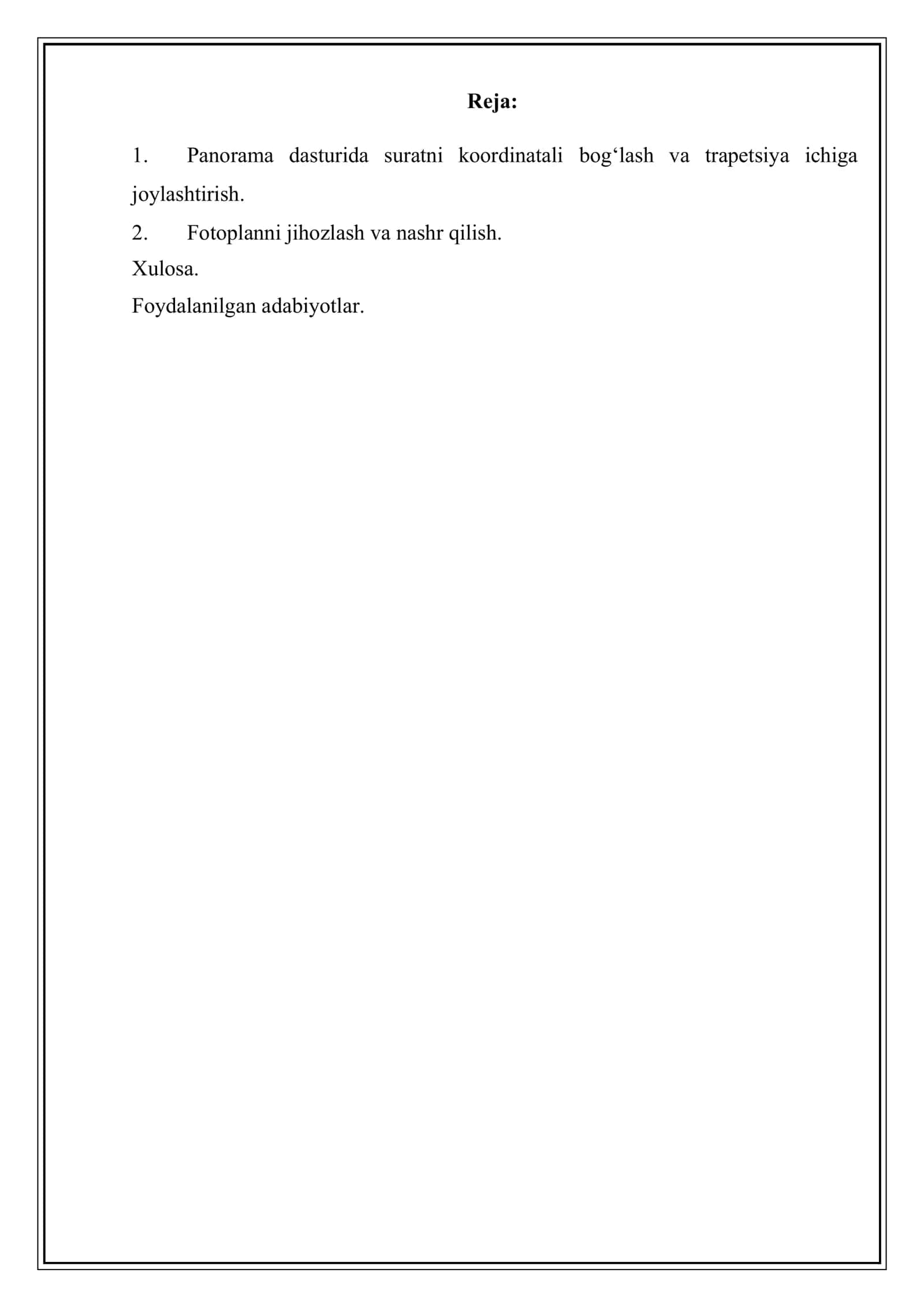 FOTOPLANNI JIHOZLASH VA NASHR QILISH 2