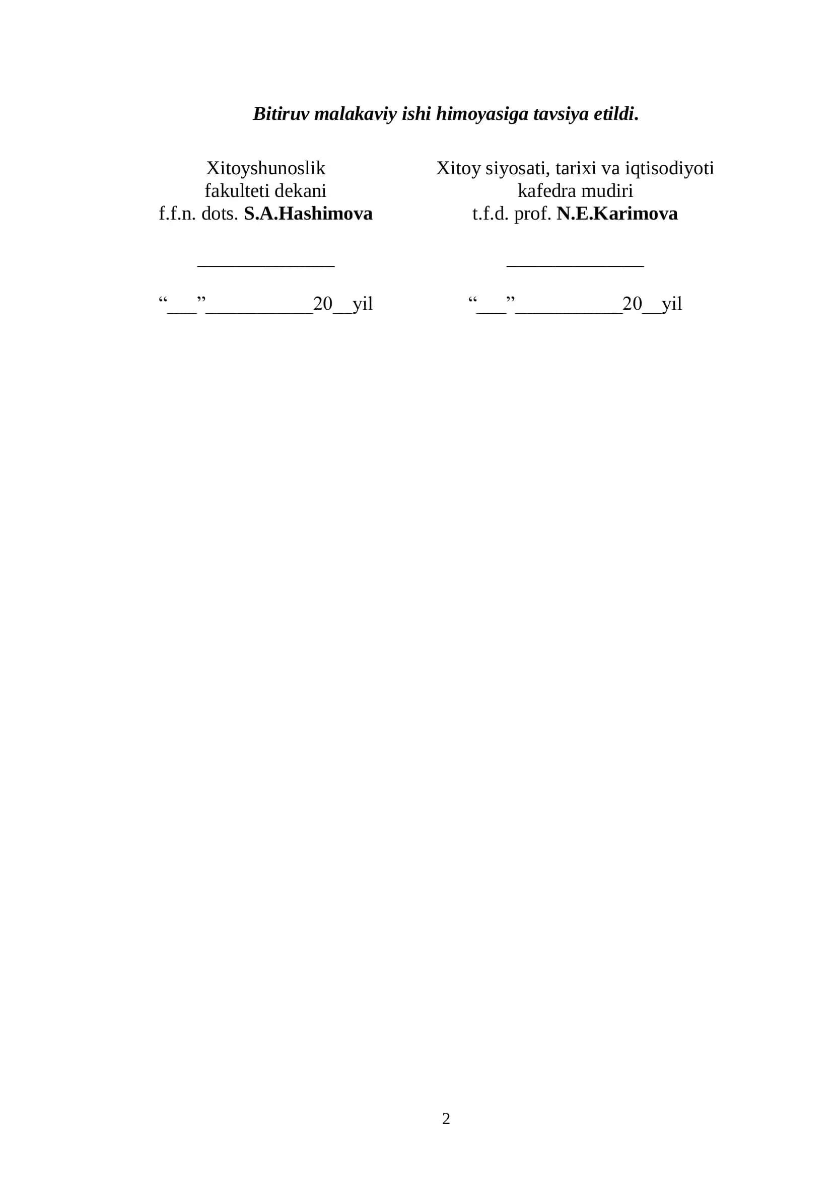 Buyuk Ipak Yo'li Iqtisodi 2