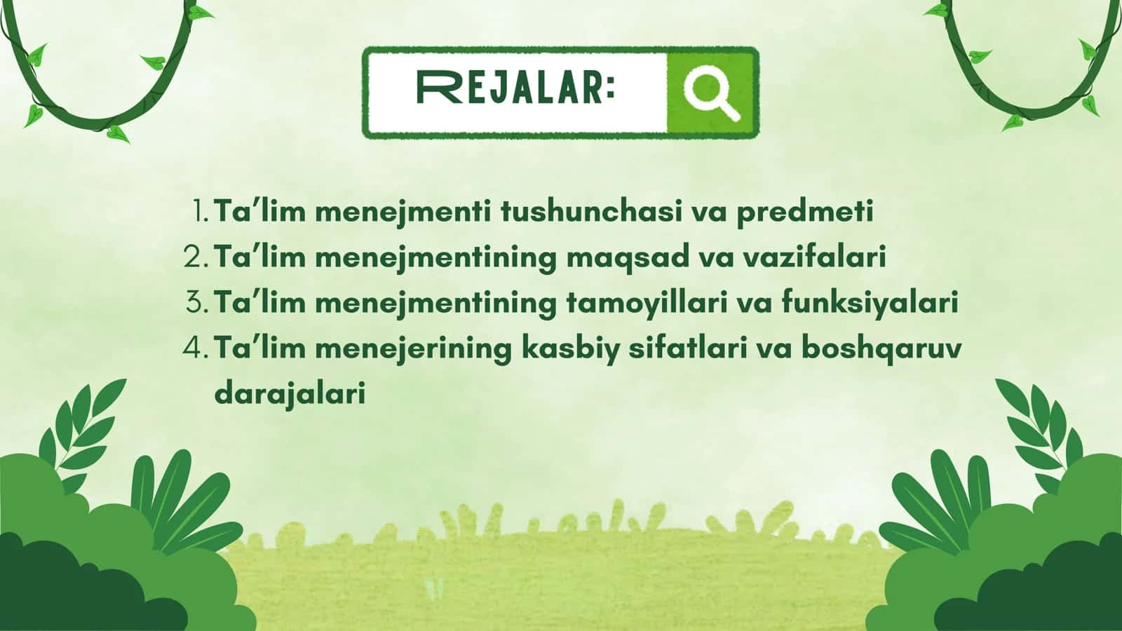 Ta‘lim menejmenti asoslari 2