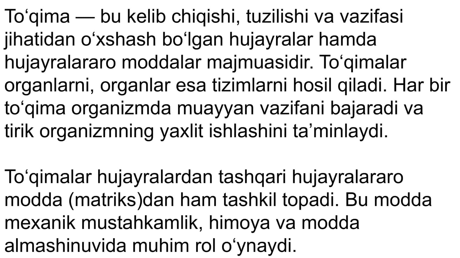 Tõqimalar tuzilishi turlari 2