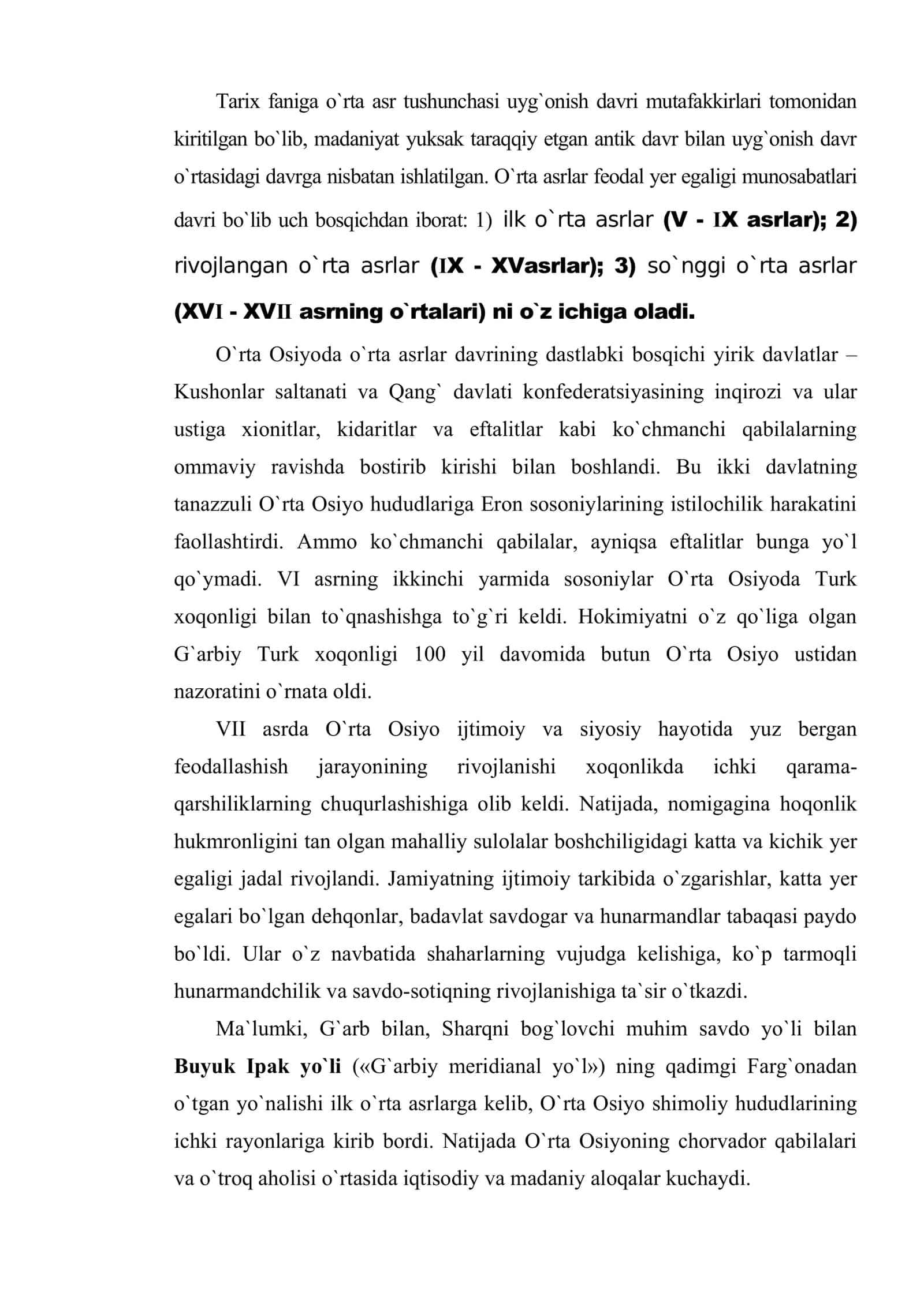Ilk o`rta asrlar davri arxeologiyasi 2