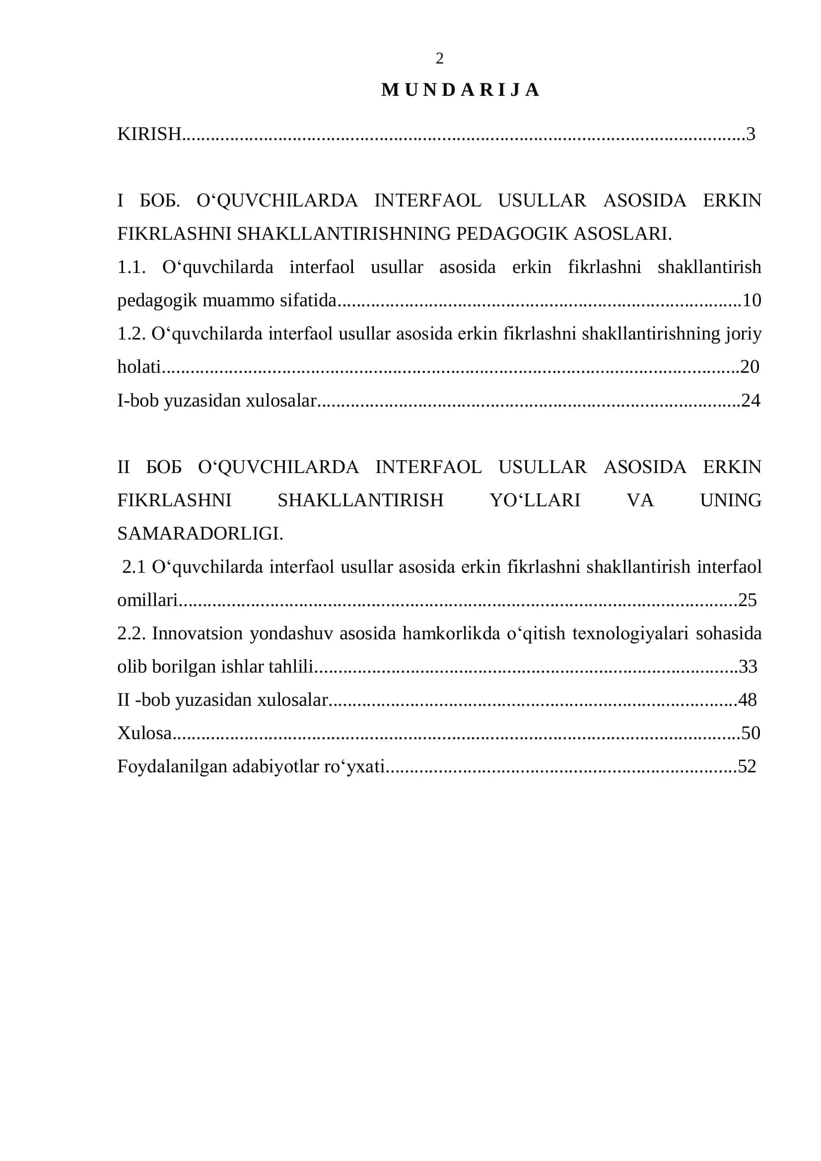 O‘quvchilarda erkin fikrlashni shakllantirishda interfaol usullarning ahamiyati 2