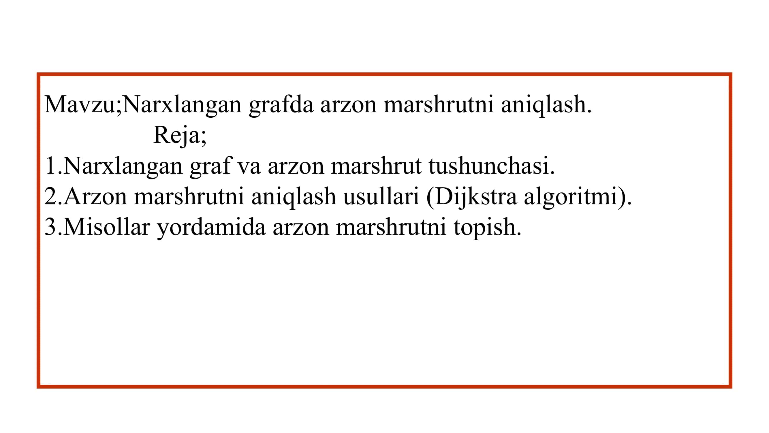 Diskret tuzilmasi fanidan tayorlagan mustaqil ishi 2