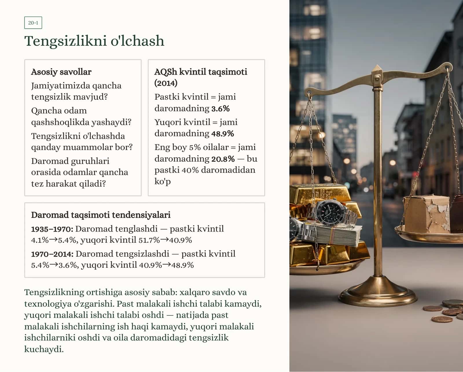 Daromadlar taqsimoti va davlat iqtisodiy siyosati 2