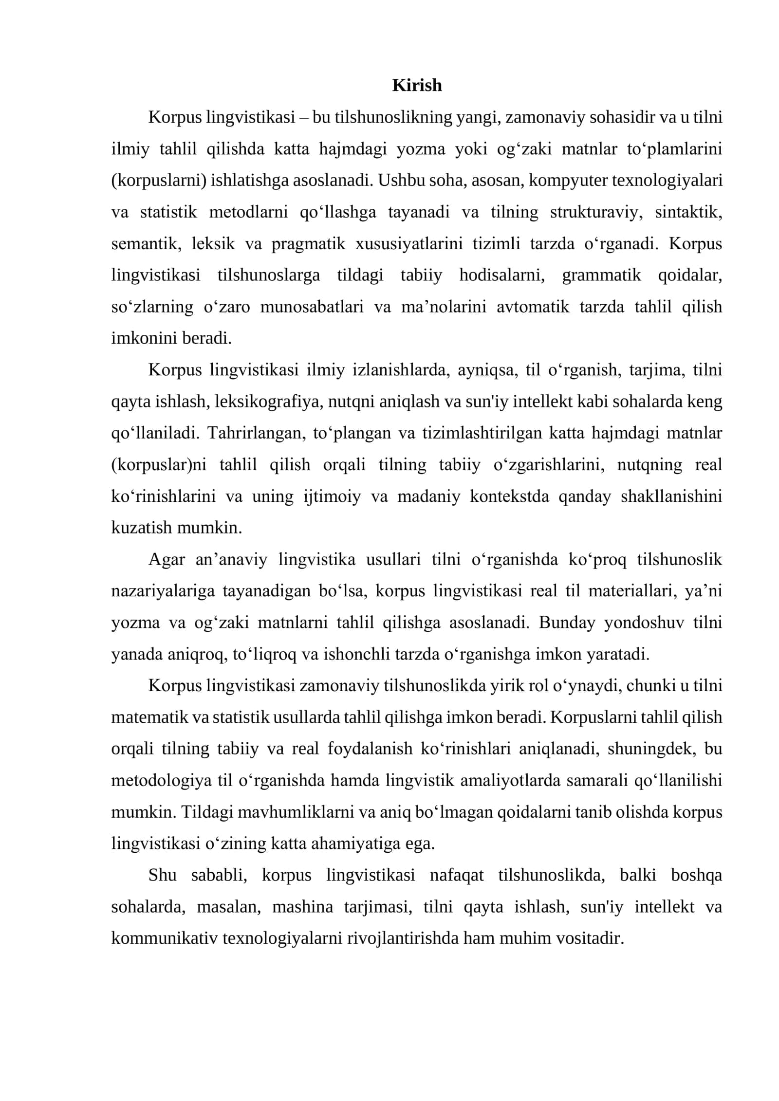 Korpus lingvistikasi 2