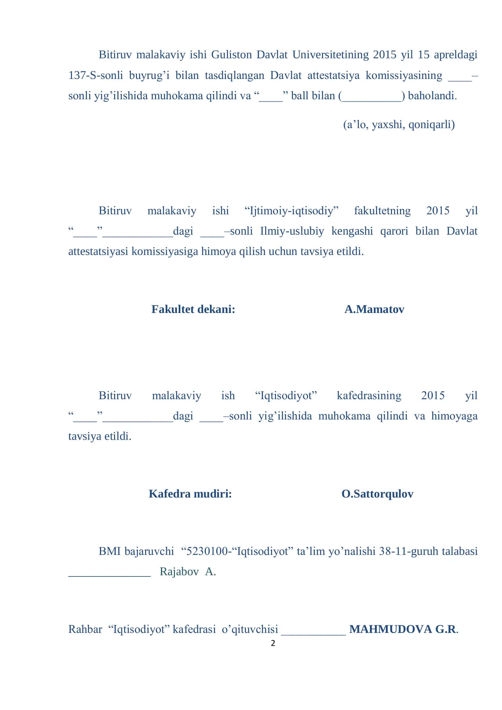 “HUDUDNI IJTIMOIY-IQTISODIY RIVOJLANISHINI KOMPLEKS BAHOLASH” 2
