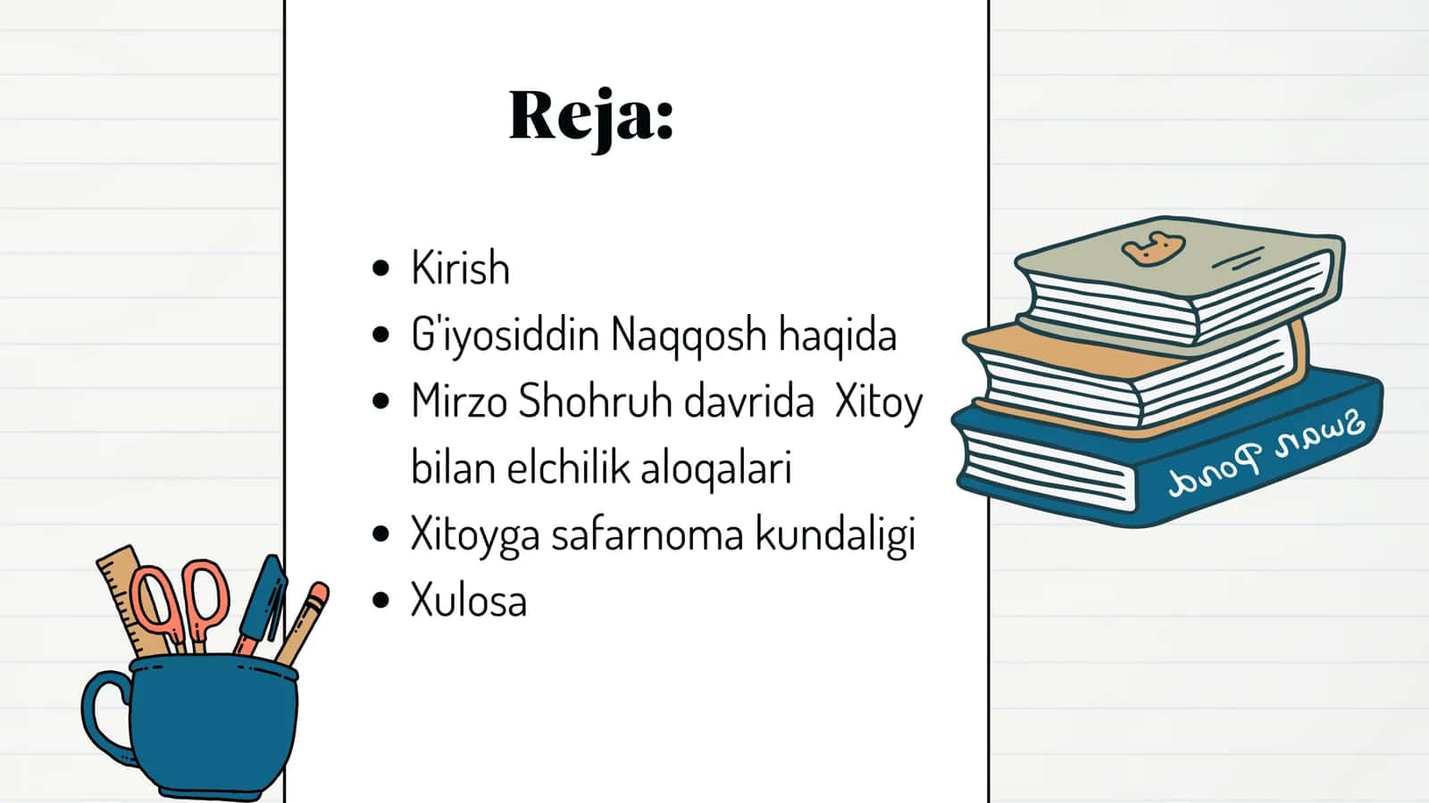 G'iyosiddin Naqqosh XITOYGA SAFARNOMA KUNDALIGI 2