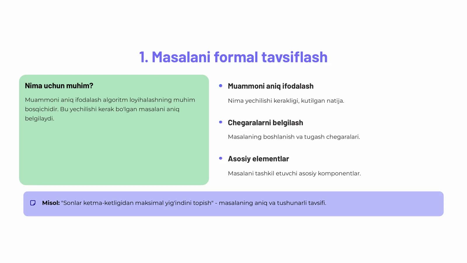 Algoritm tuzilishning amaliy 2