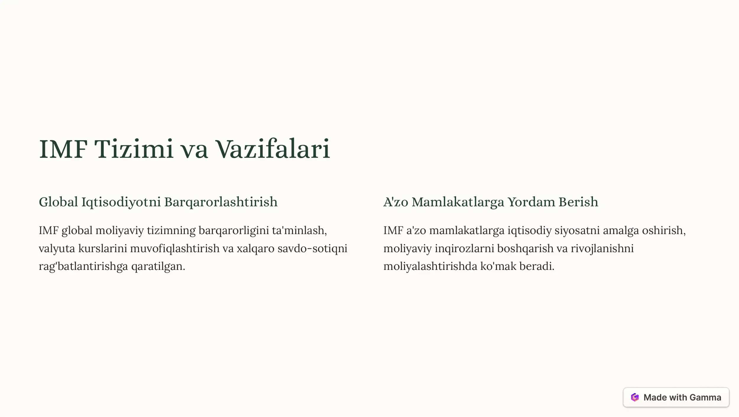 Moliyaviy Ko'rsatgichlar Tahlili 2