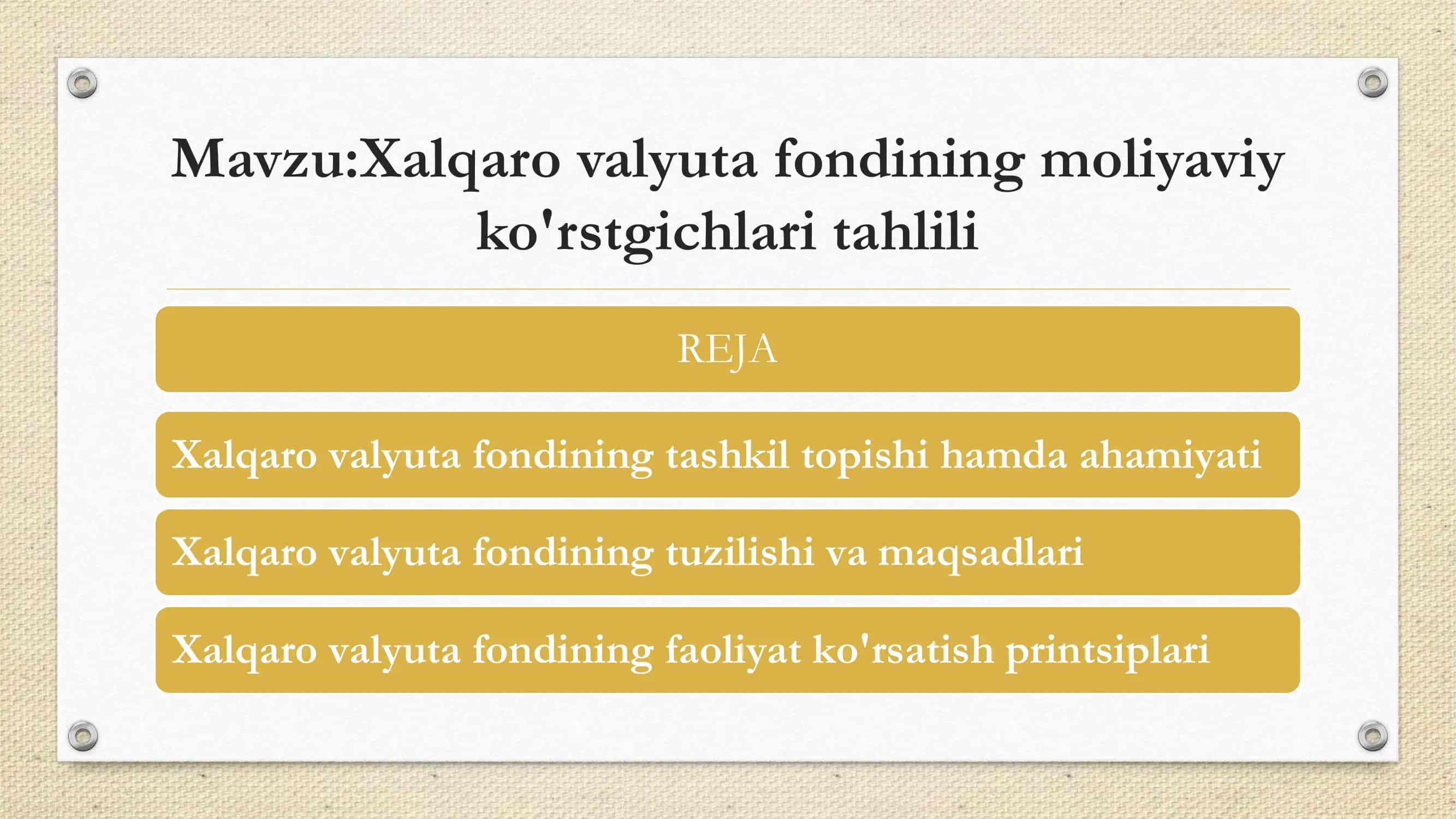 Xalqaro valyuta fondi 2