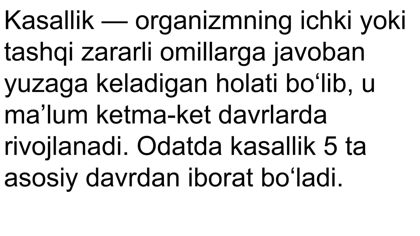 Kasallik davrlari 2