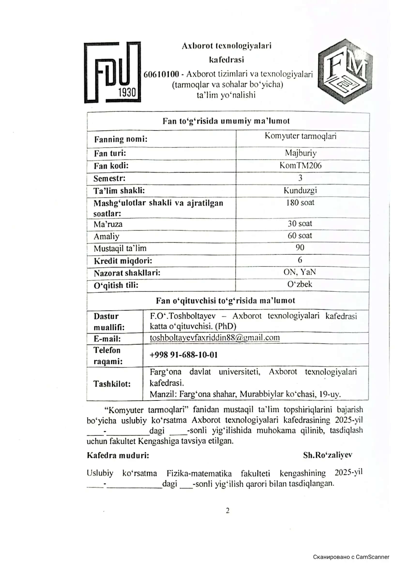 kompyuter tarmoqlari darslik 2