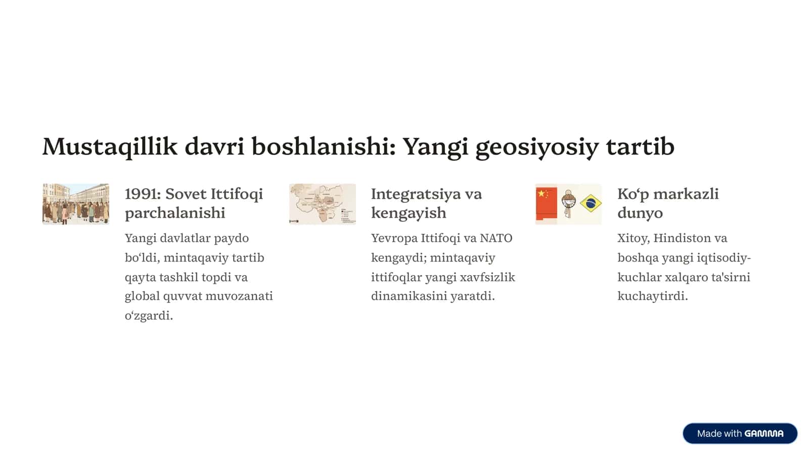 Jahon taraqqiyoti 4 Asosiy tendensiyalar va istiqbollar 2