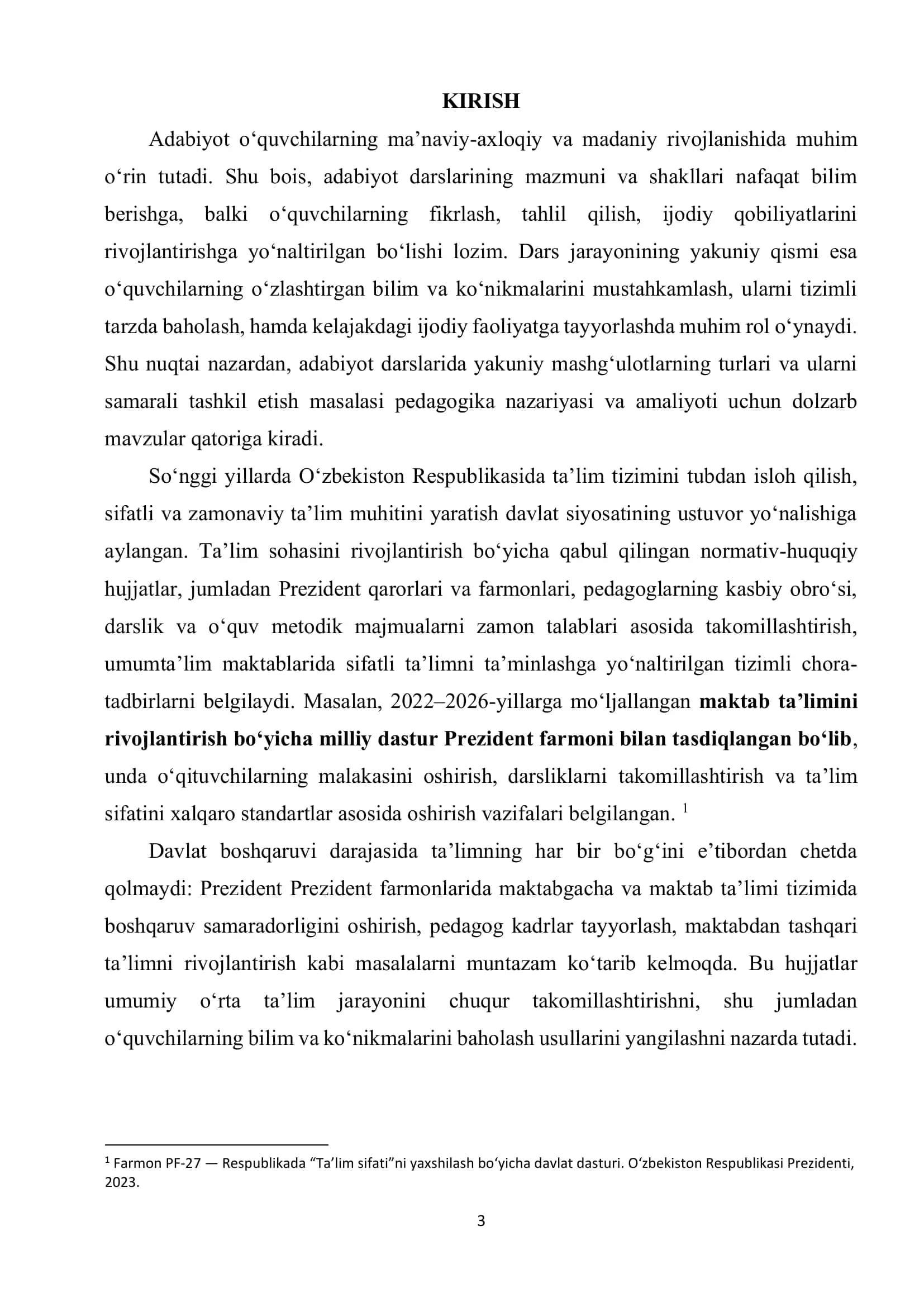 ADABIYOT DARSLARIDA YAKUNIY MASHG‘ULOTLAMING TURLARI 2