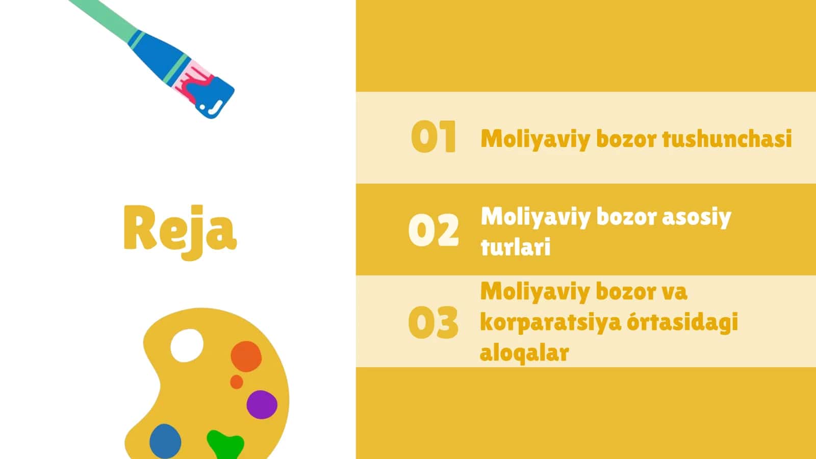 Moliyaviy bozorda korparatsiya 2