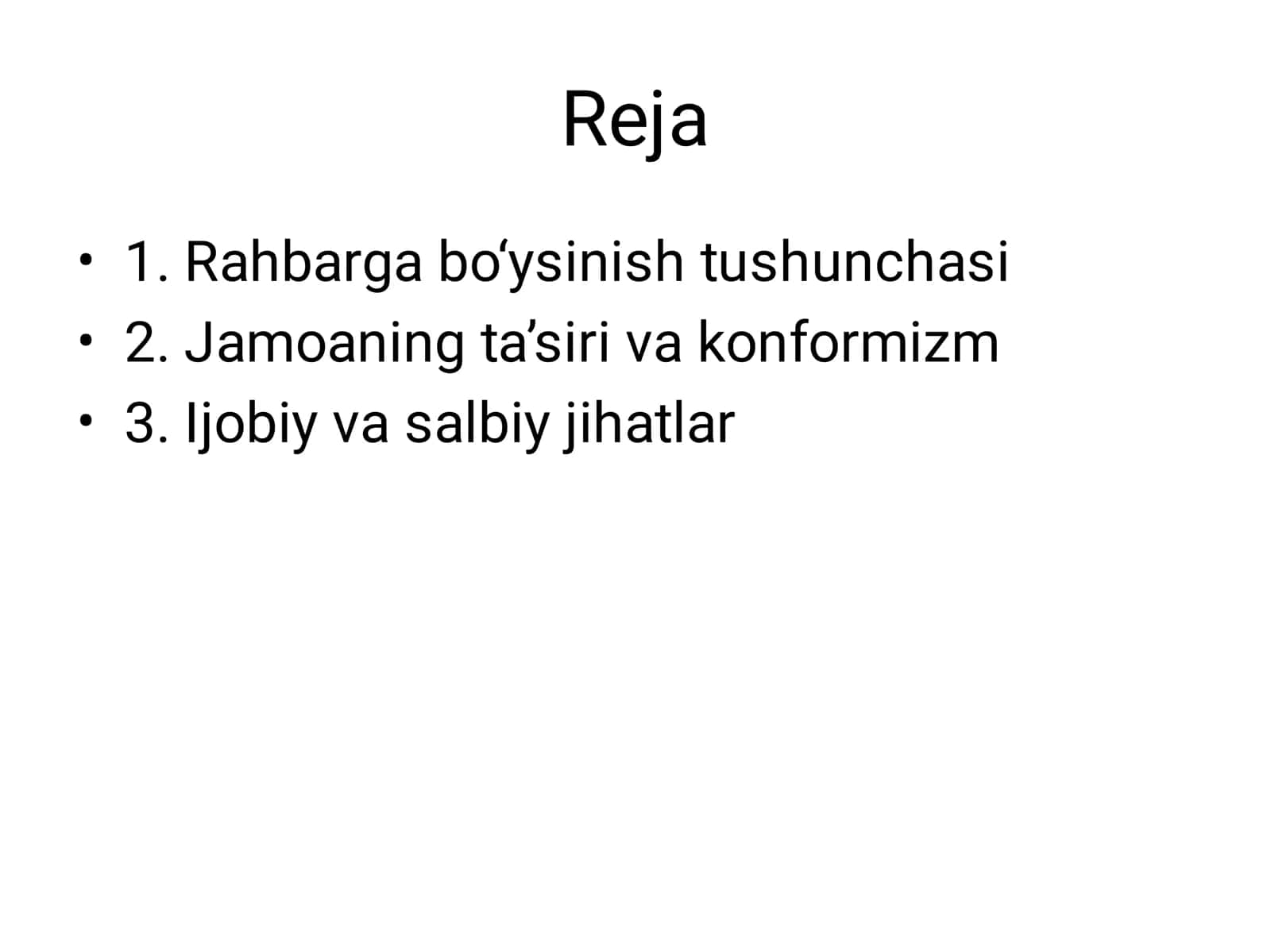 Rahbarga bo‘ysinishda jamoa ta’siri 2