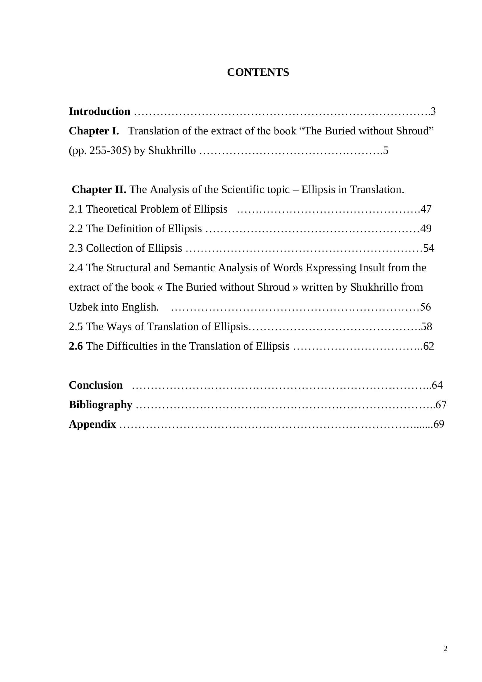 Shukhrillo "The Buried without Shroud" (Ellipsis in Translation) 2