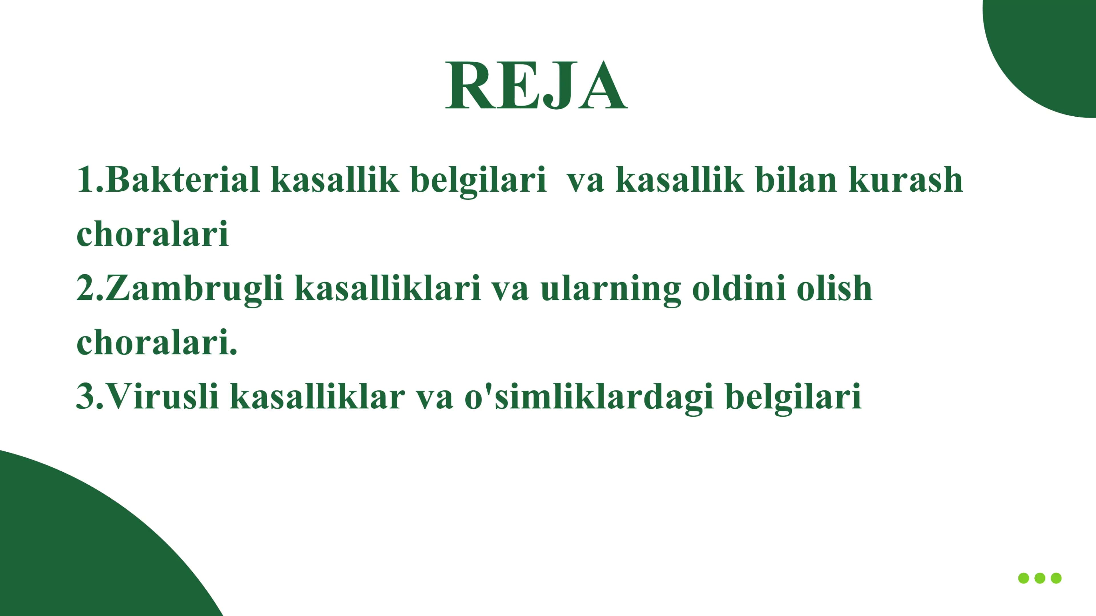 Oʻsimlik kasalliklar asosiy belgilari 2