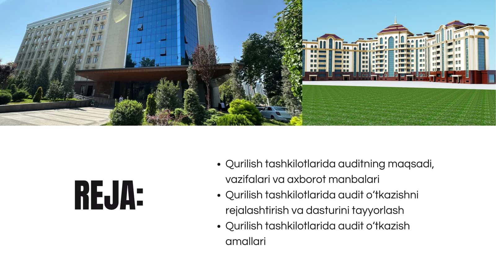 Qurilish Tashkilotlarida Audit 2