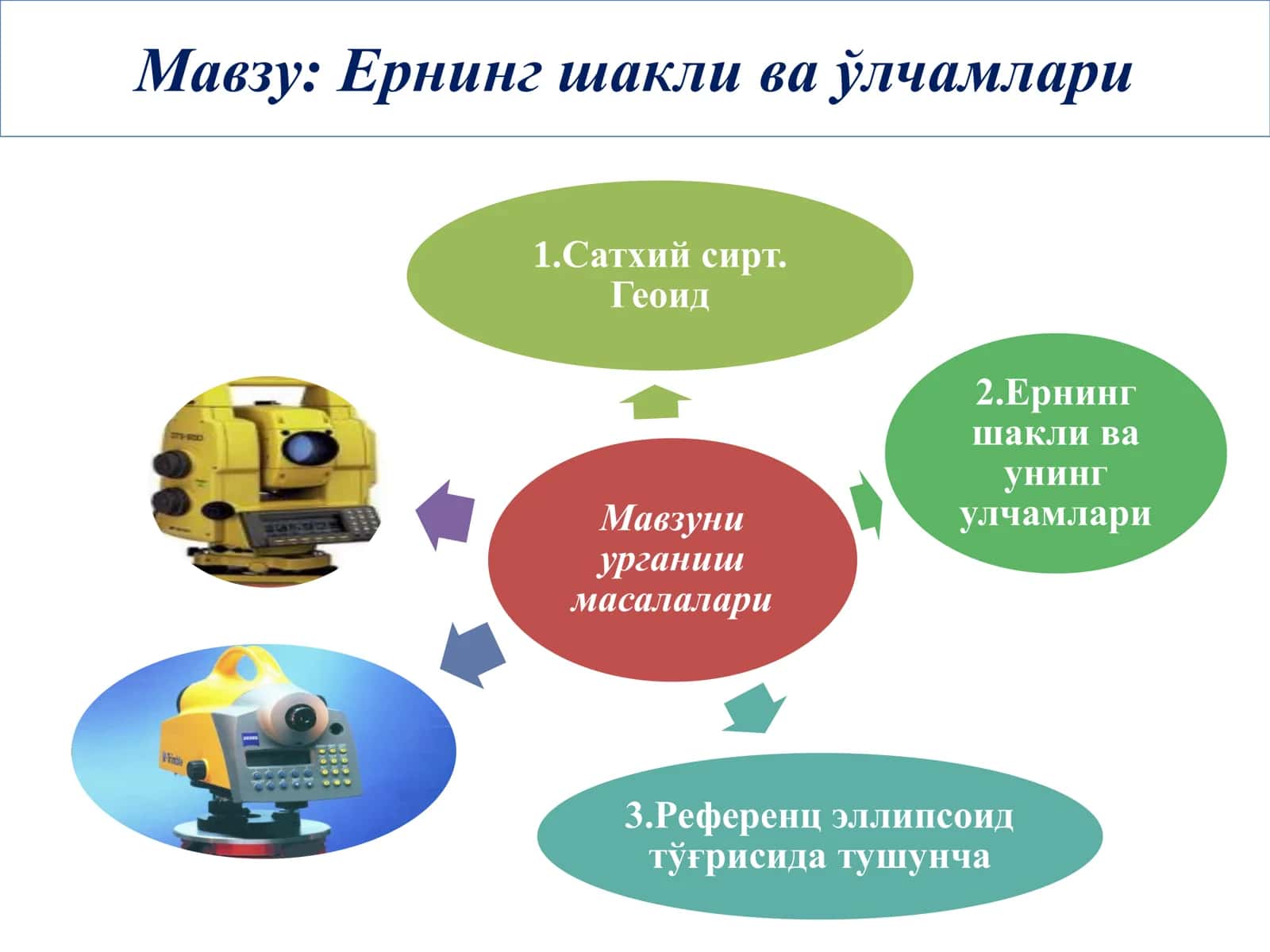 Ернинг шакли ва ўлчамлари 2