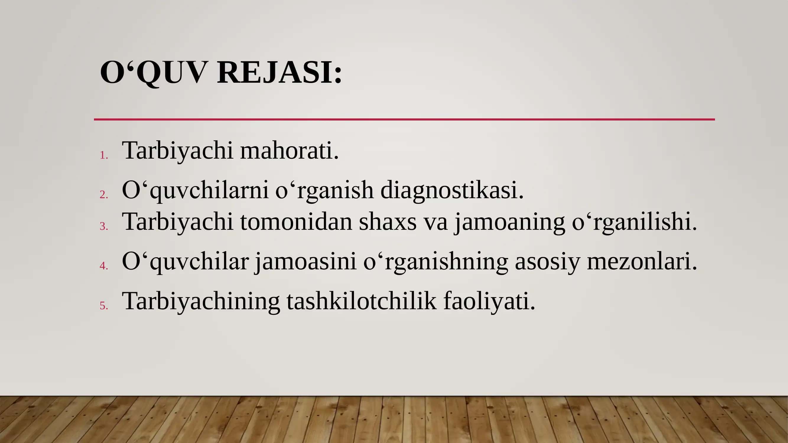 TARBIYACHI MAHORATI 2