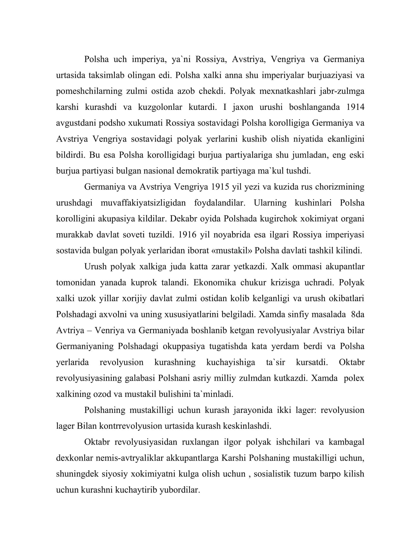 Polsha 1918-1945 yillarda 2
