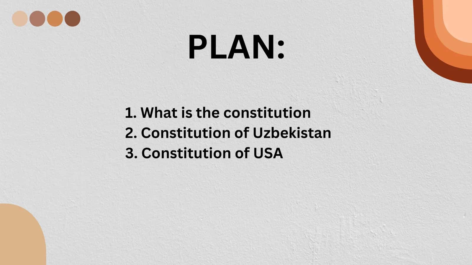 Constitution of USA and Uzbekistan 2