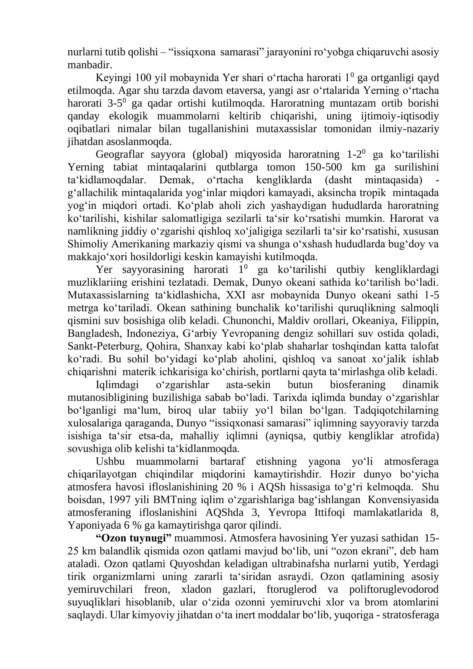 GEOEKOLOGIK MUAMMOLAR 2