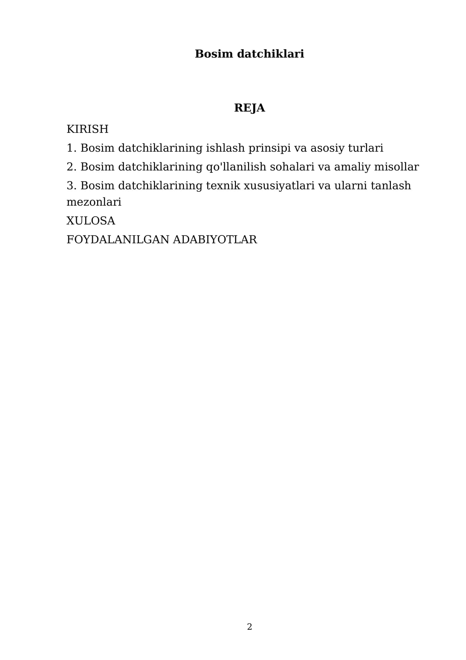 Bosim datchiklari 2