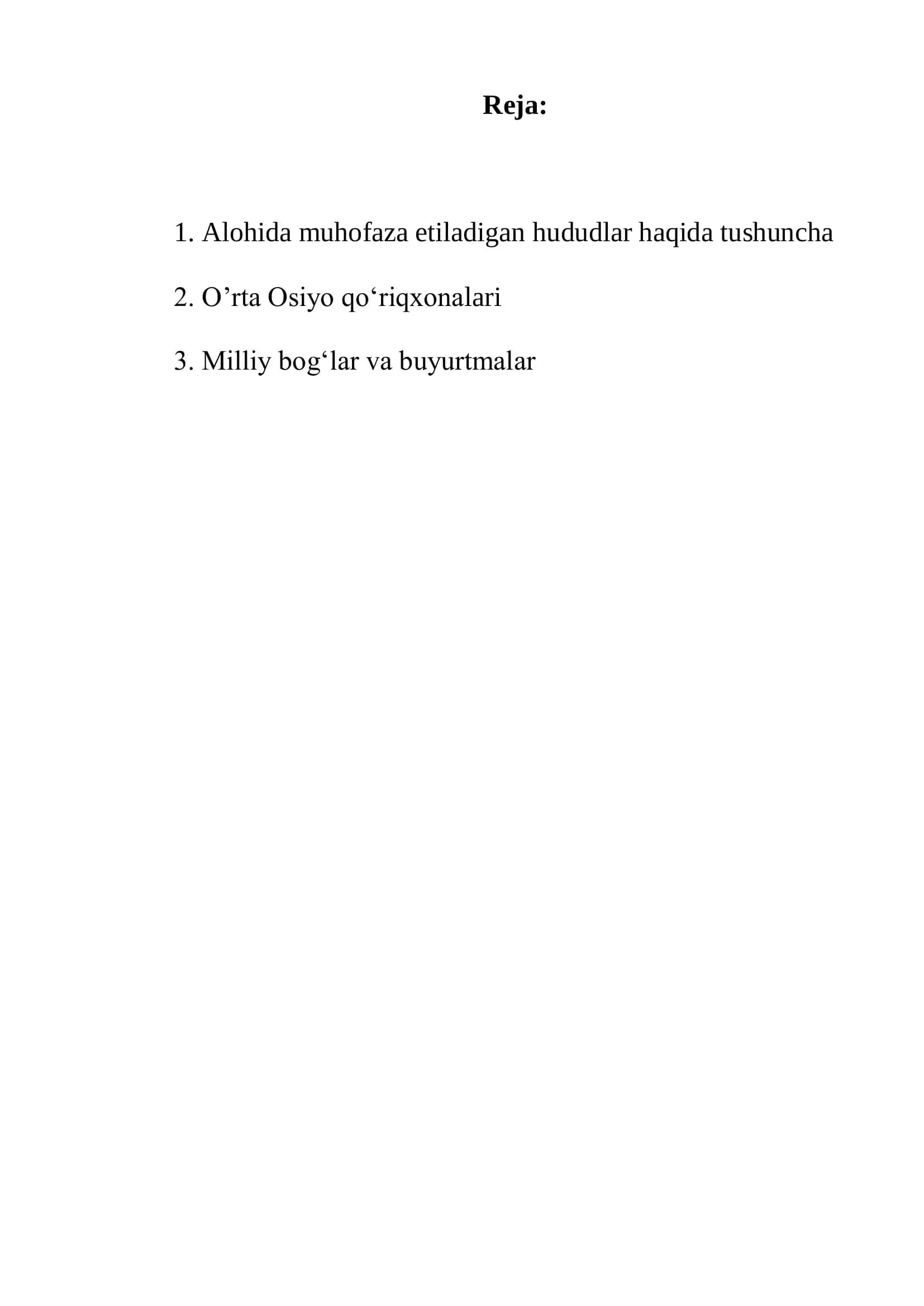 O'rtasiyo tabiiy geografiyasi 2