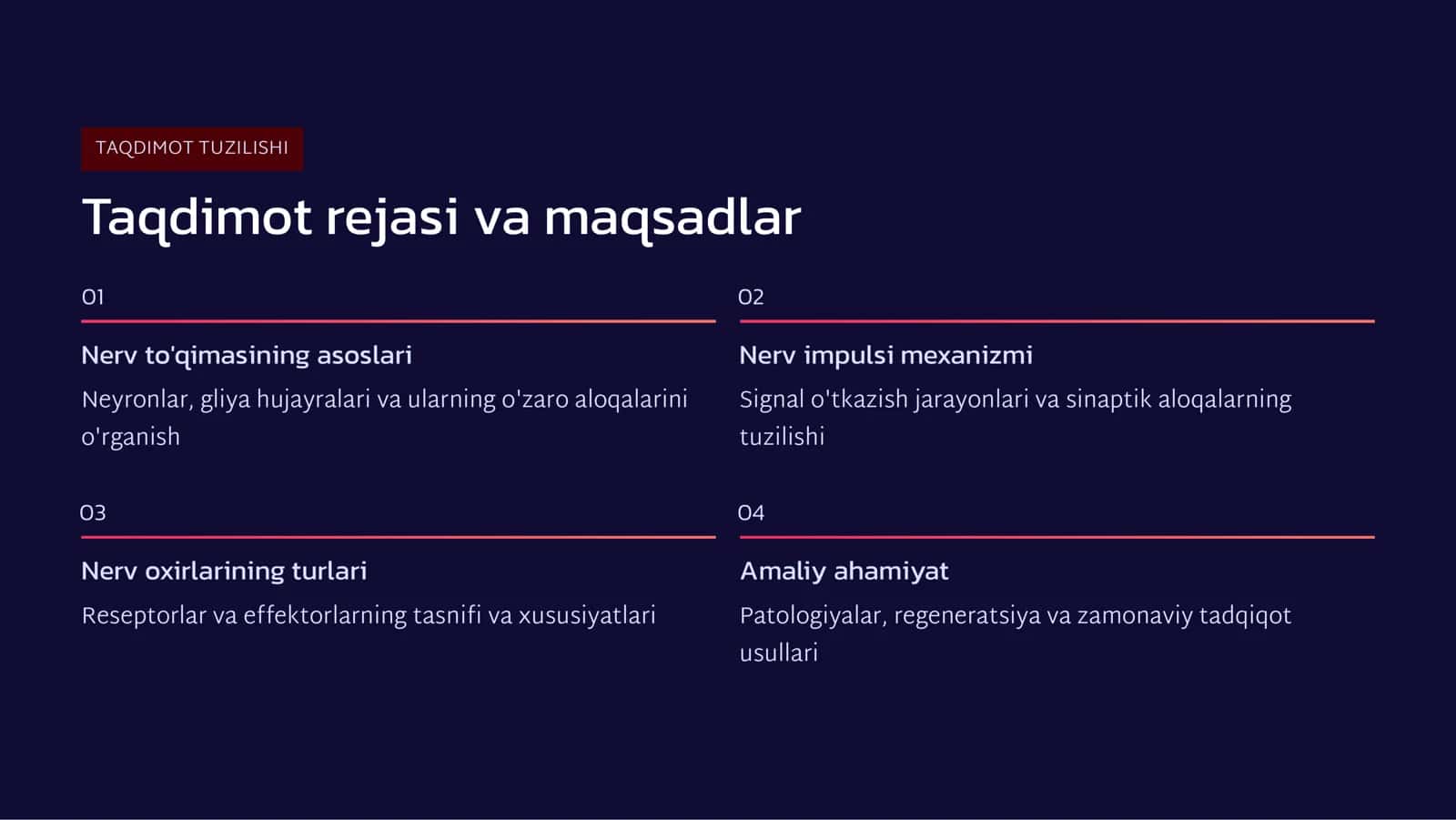Nеrv to'qima. Nеrv oxirlari 2